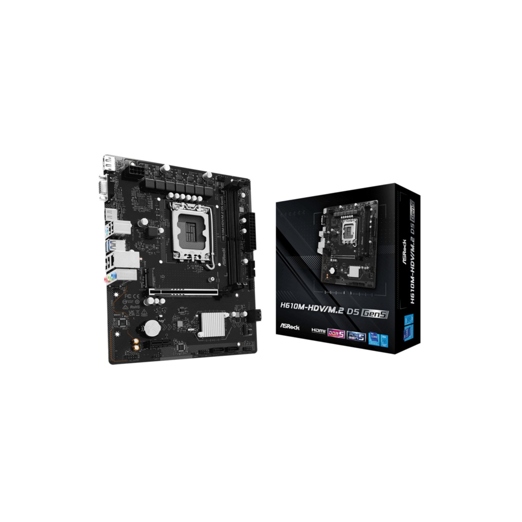 Asrock H610M-HDV/M.2 D5 Gen5 Mainboard, Nicht verfügbar