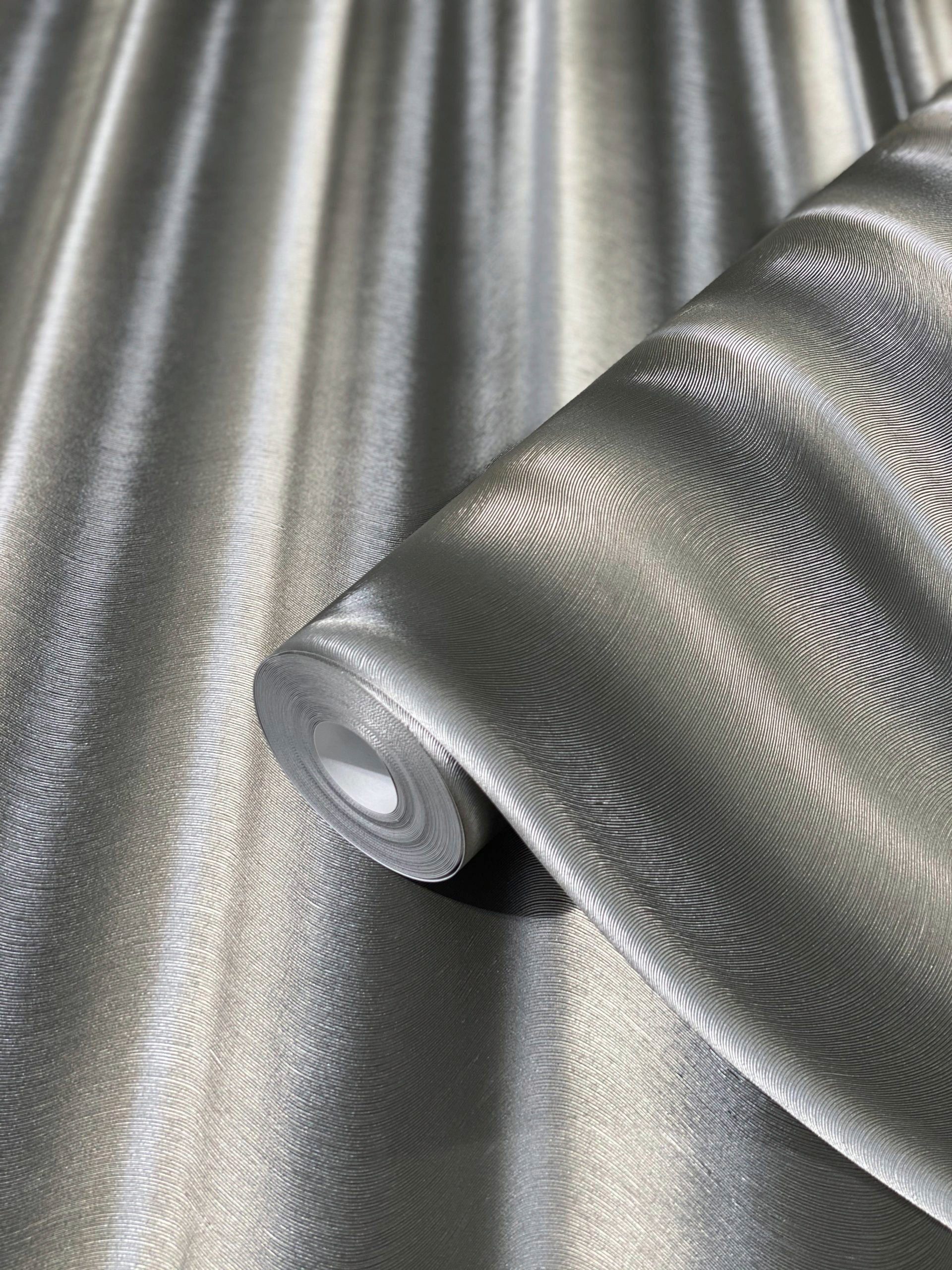 Glööckler Vliestapete, 3D-Optik, Schlangenhautoptik, glänzend, (1 St), moderne Tapete für Wohnzimmer Schlafzimmer Küche