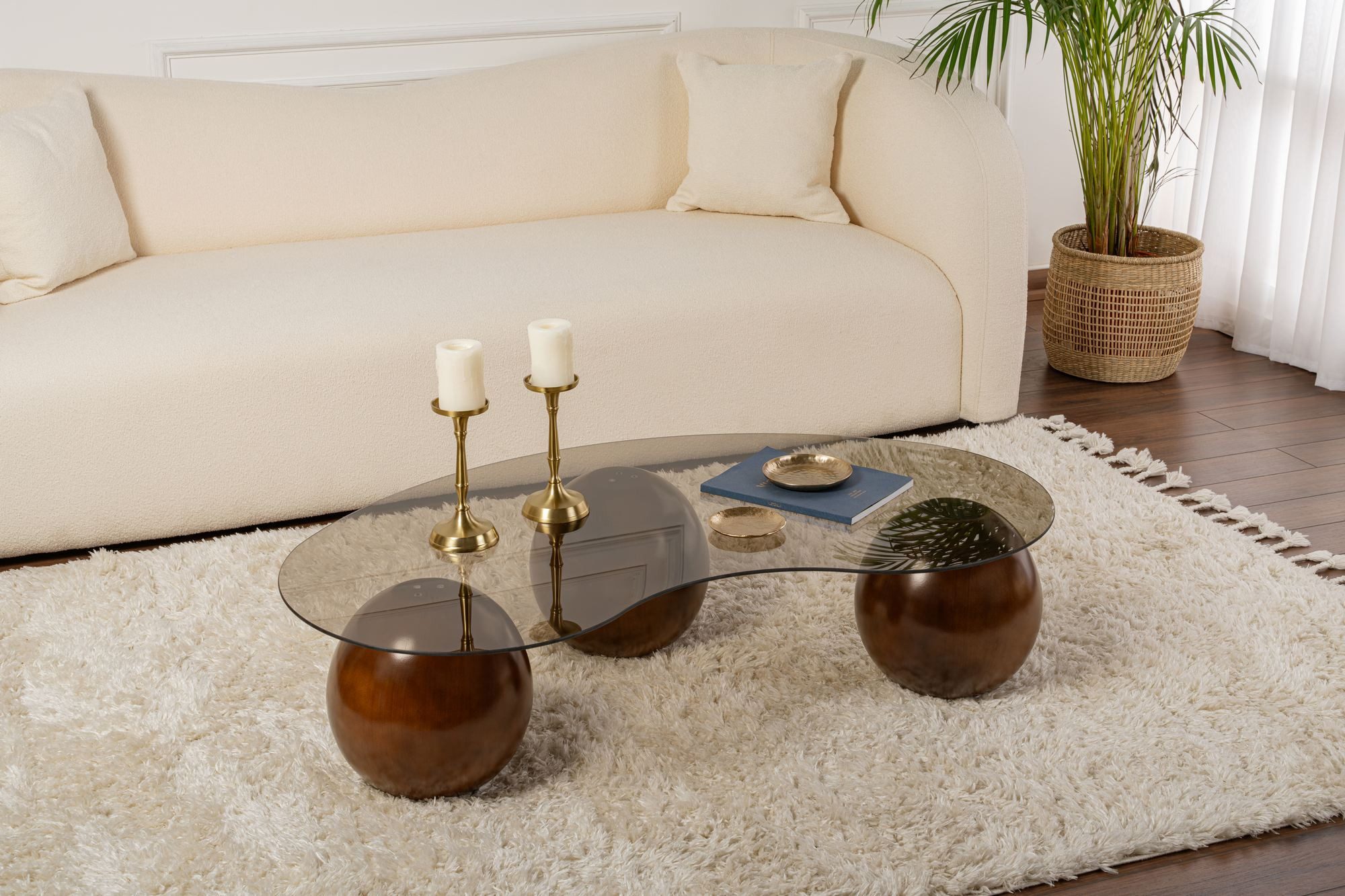 Skye Decor Couchtisch Sphere (1 Tisch), Organisch geformte Tischplatte günstig online kaufen