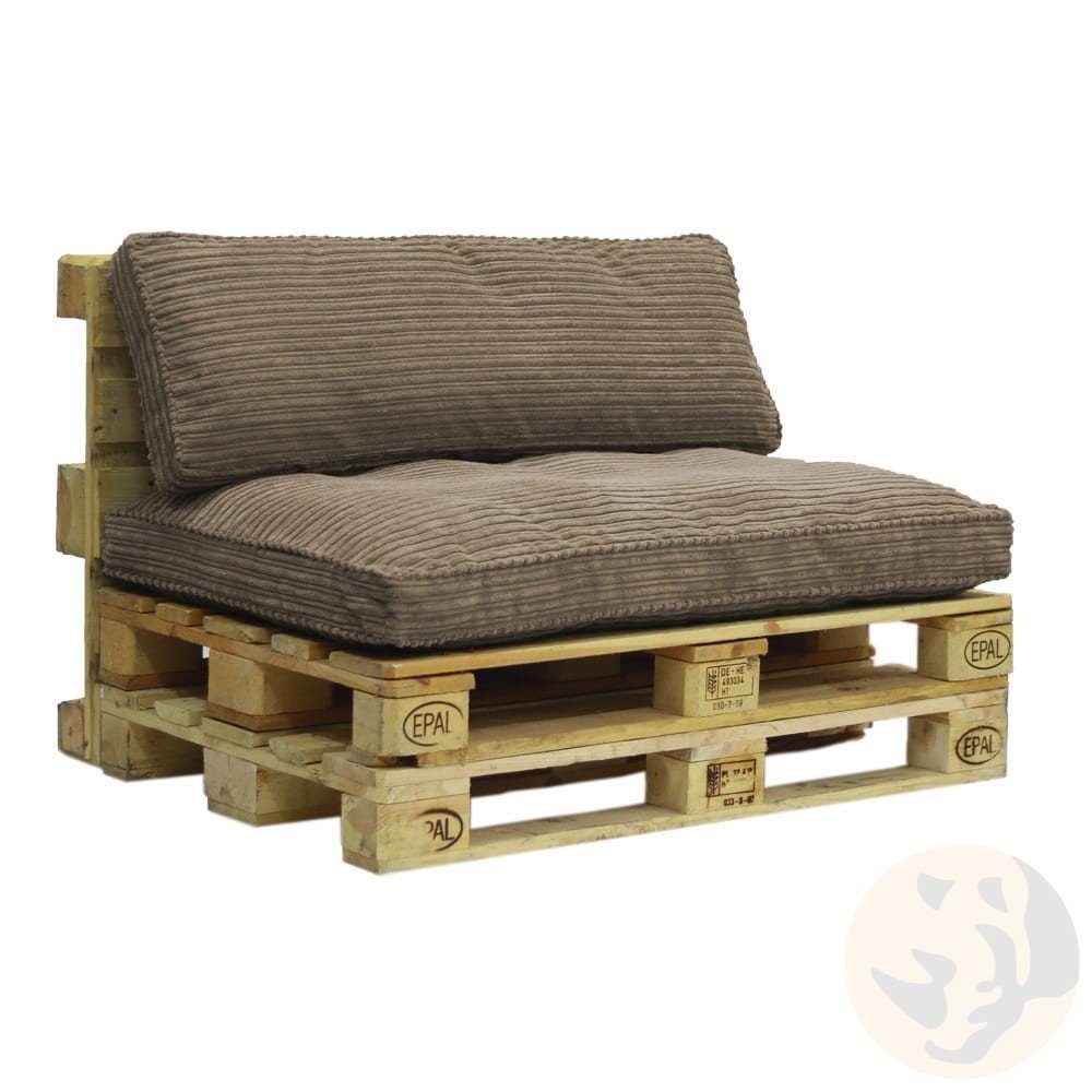 Palettenkissen CORD Sitzkissen Set 120x80 Polster Kissen für Paletten Sofas