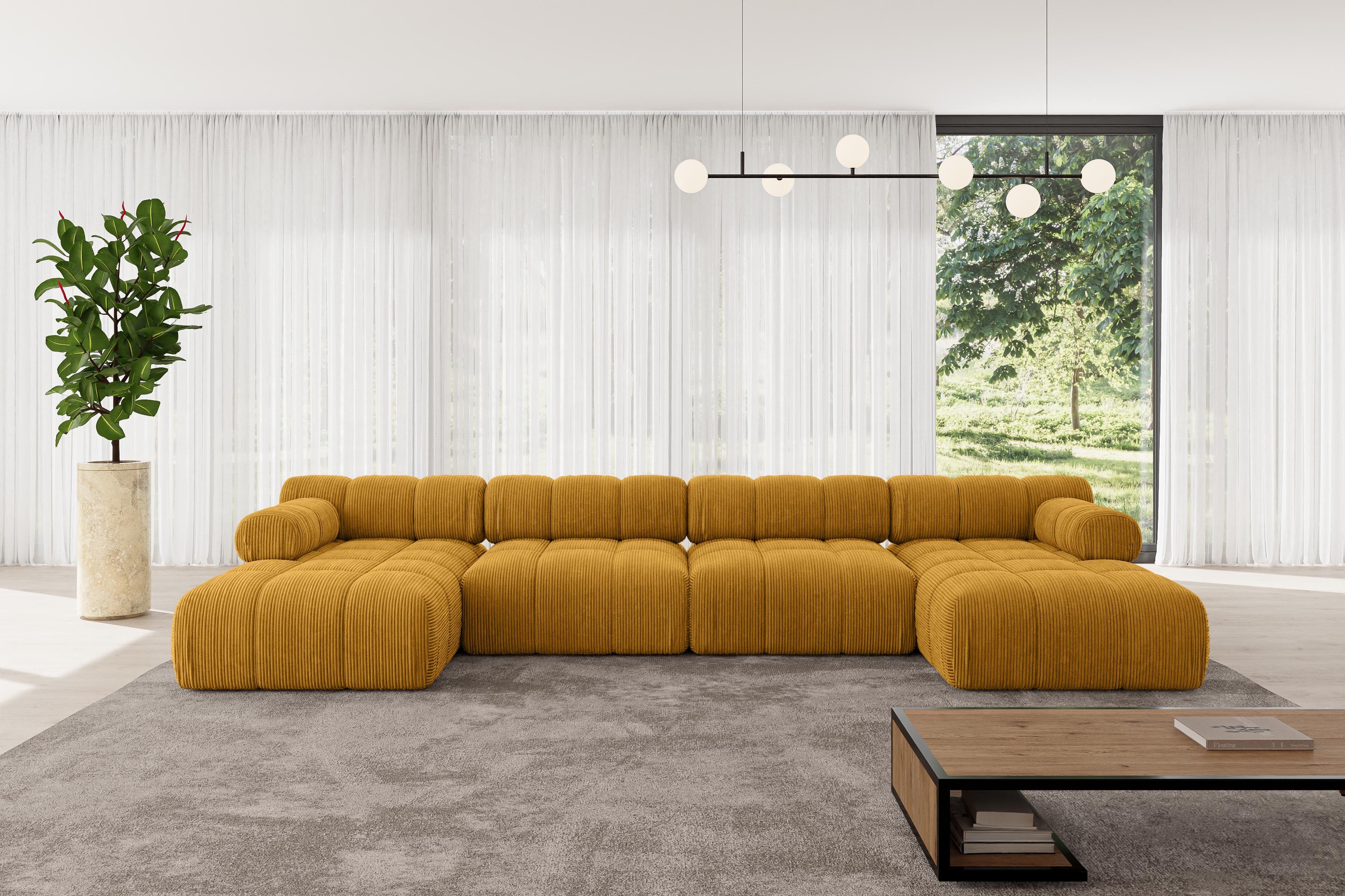 ALTDECOR Wohnlandschaft Tesso-U2, Corner Sofa U-Form günstig online kaufen