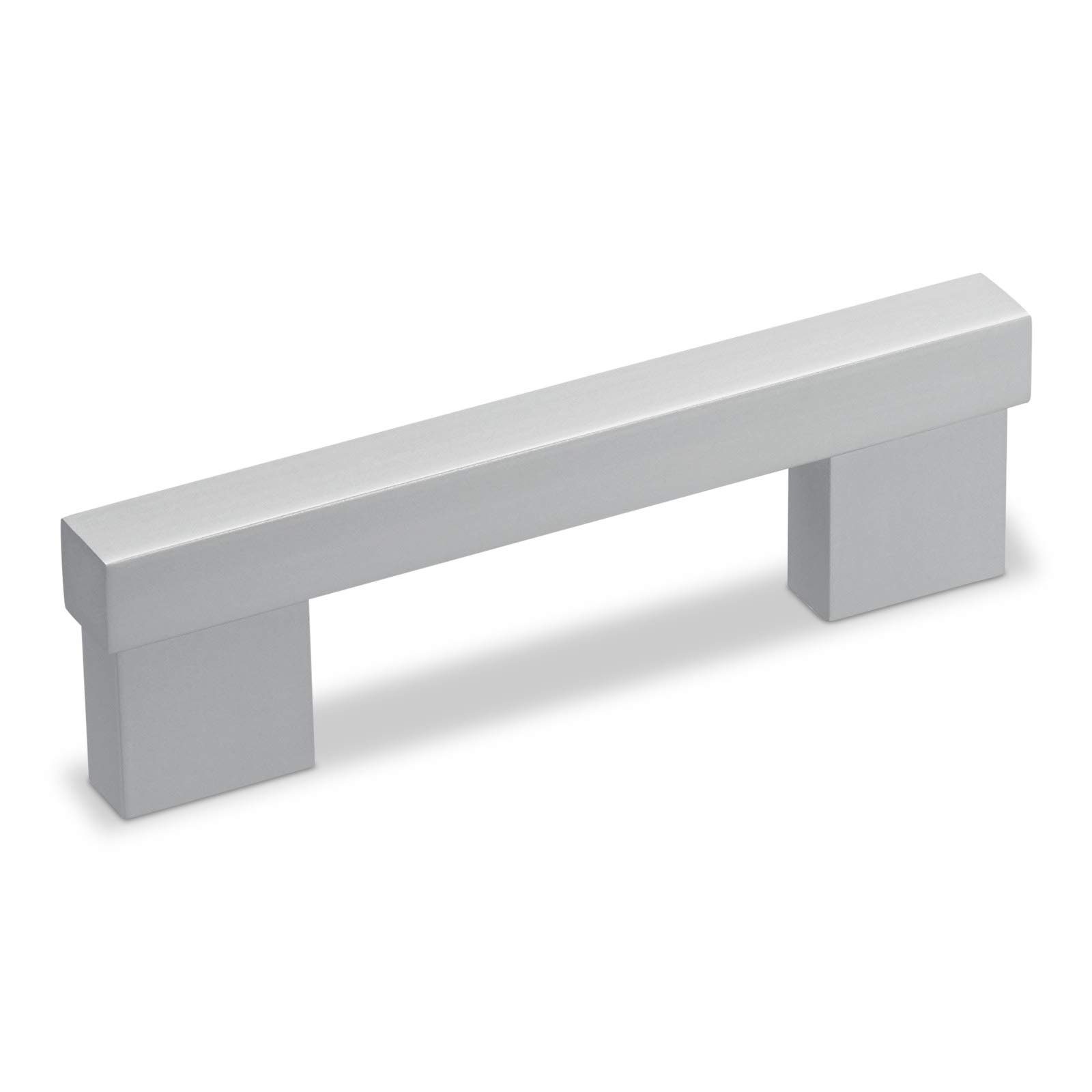 Möbelgriff Bügelgriff WE04 BA 96 mm silber eloxiert eckig
