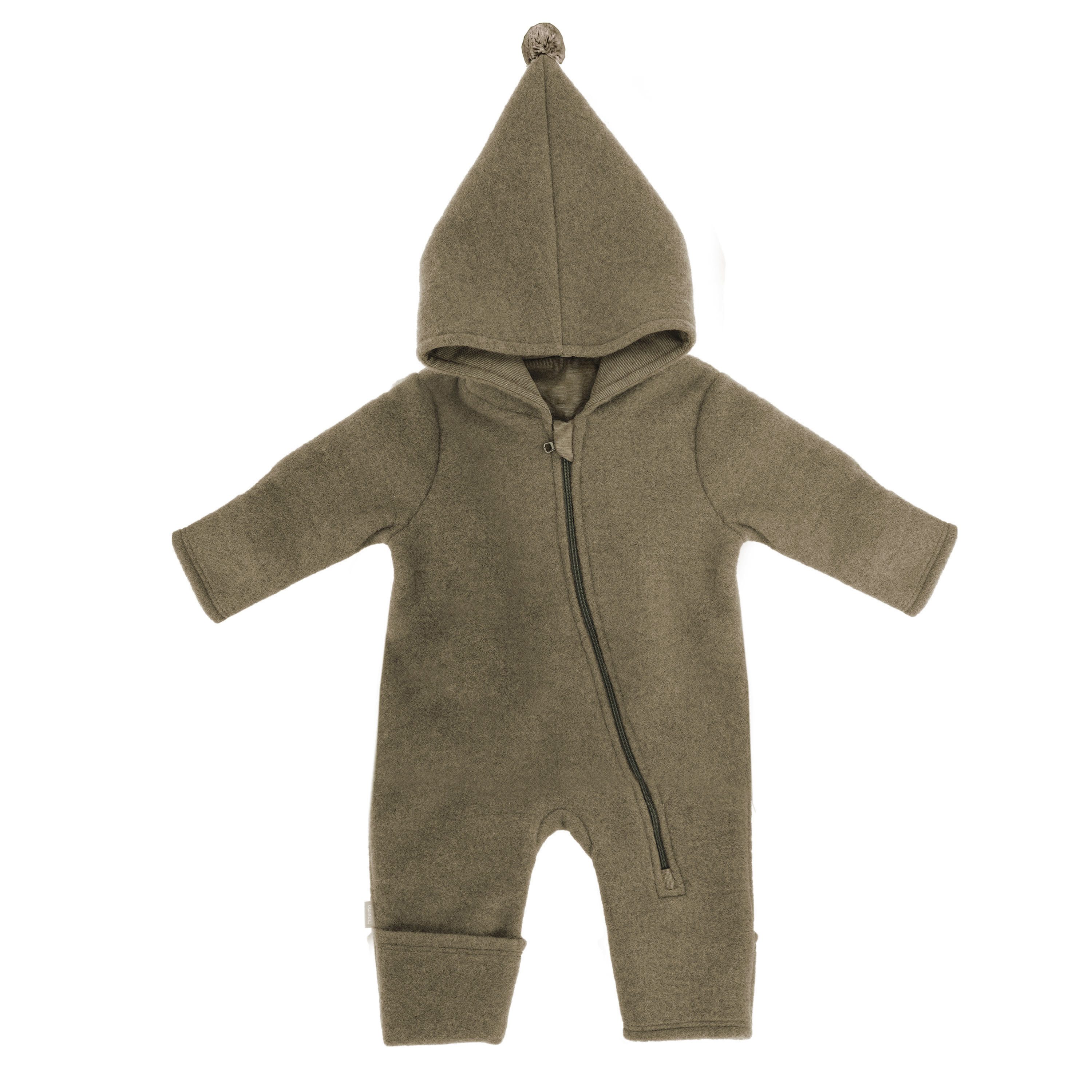 MAXIMO Overall BABY-Overall, Wollfleece, Reißverschluss, Jerseyfutter (1-tlg) Wollfleece