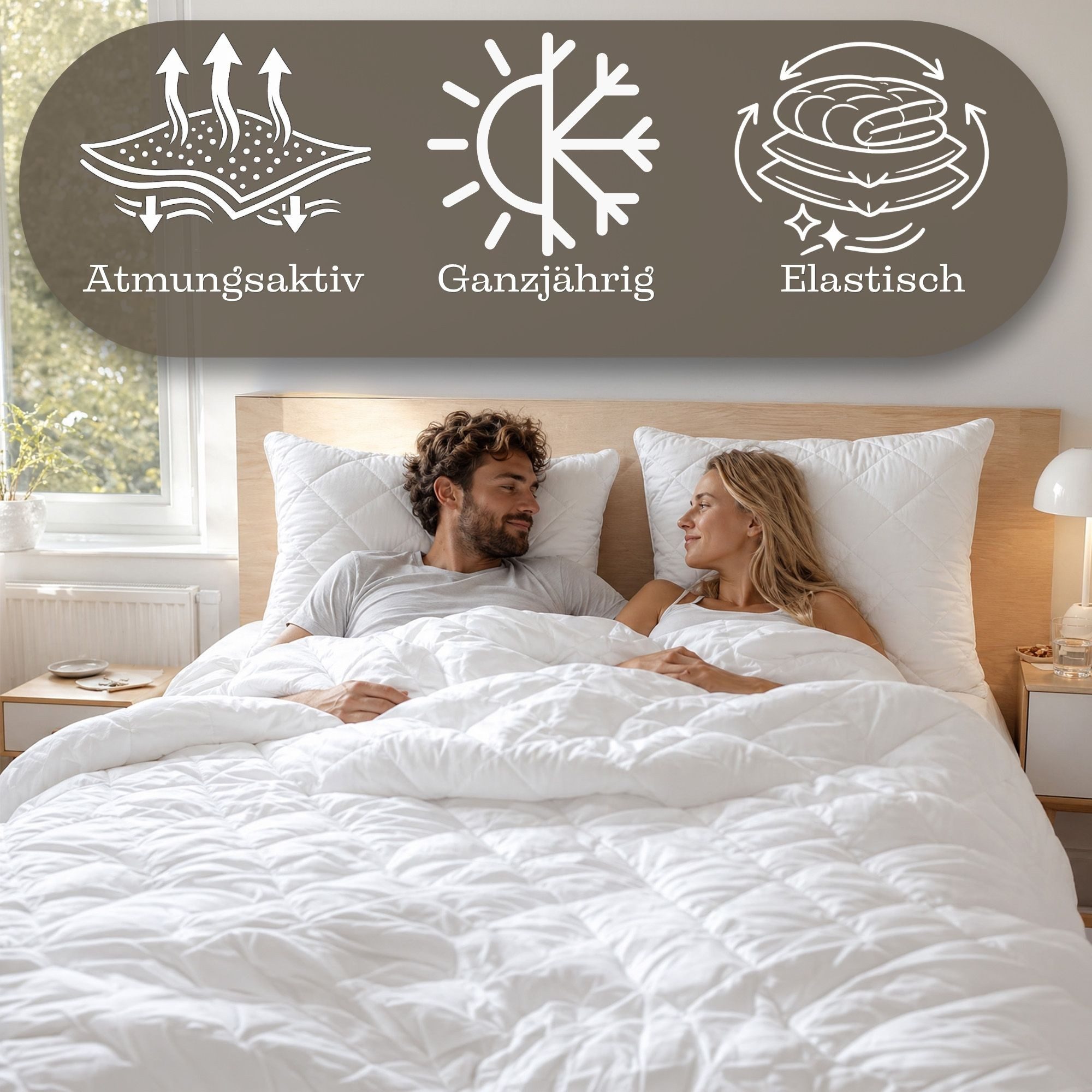 Amazinggirl Microfaserbettdecke Ganzjahresdecke Bettdecke 2. Wahl - Bettdecken Duvet Bett Decke
