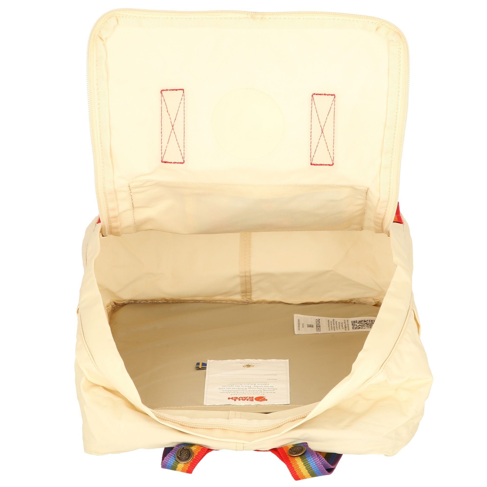 Kanken, Rucksack light pattern Polyester oak-rainbow Fjällräven