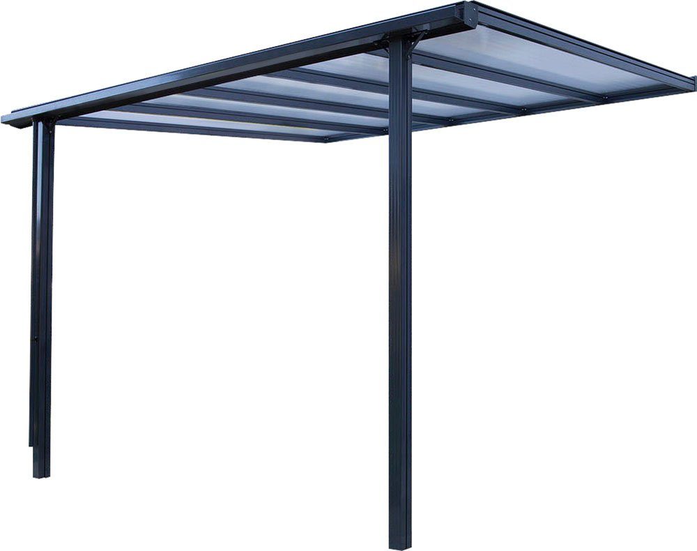 Beckmann Terrassendach TREND Gr. 2, BxT: 312x300 cm, Bedachung Doppelstegplatten