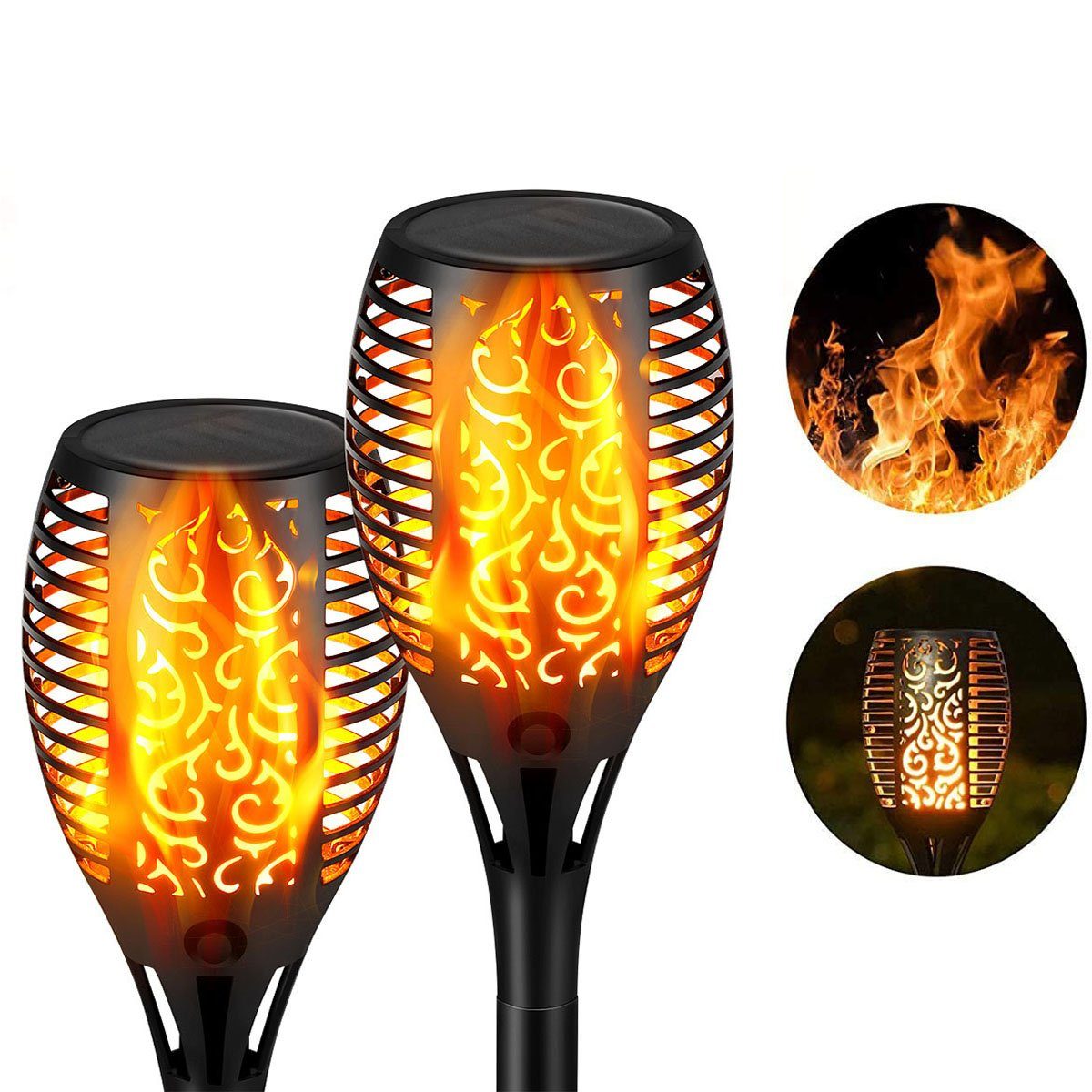 oyajia LED Solarleuchte 2/4/6 x Solar günstig online kaufen