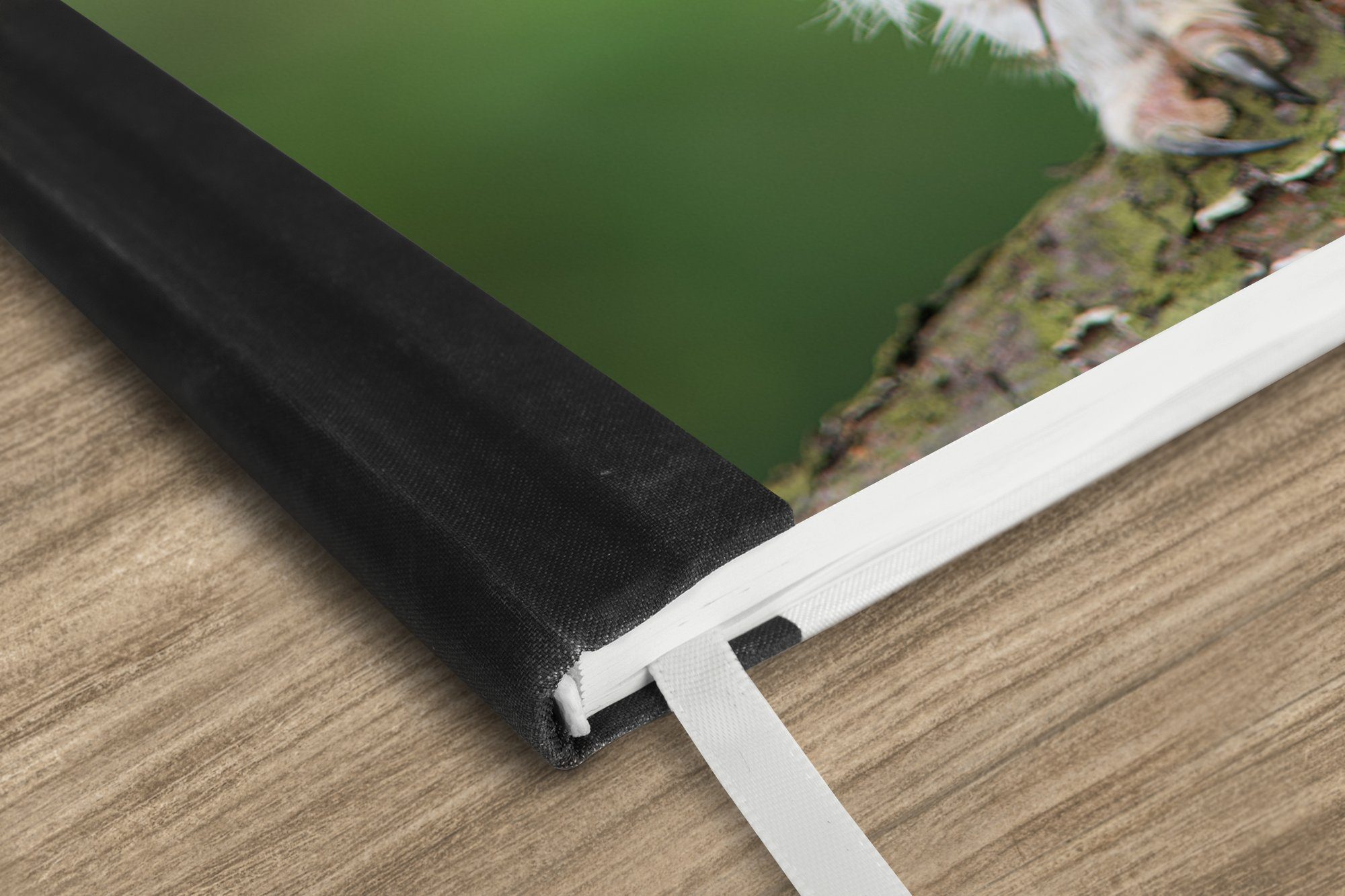 Thumbnail - MuchoWow Notizbuch Braune Eule sitzt auf einem Baum, Notebook, Notizblock a5, Tagebuch, Journal Liniert