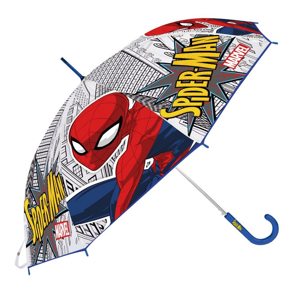 Regenschirm Ø Taschenregenschirm Rot Blau Great Spiderman power 80 cm Spiderman