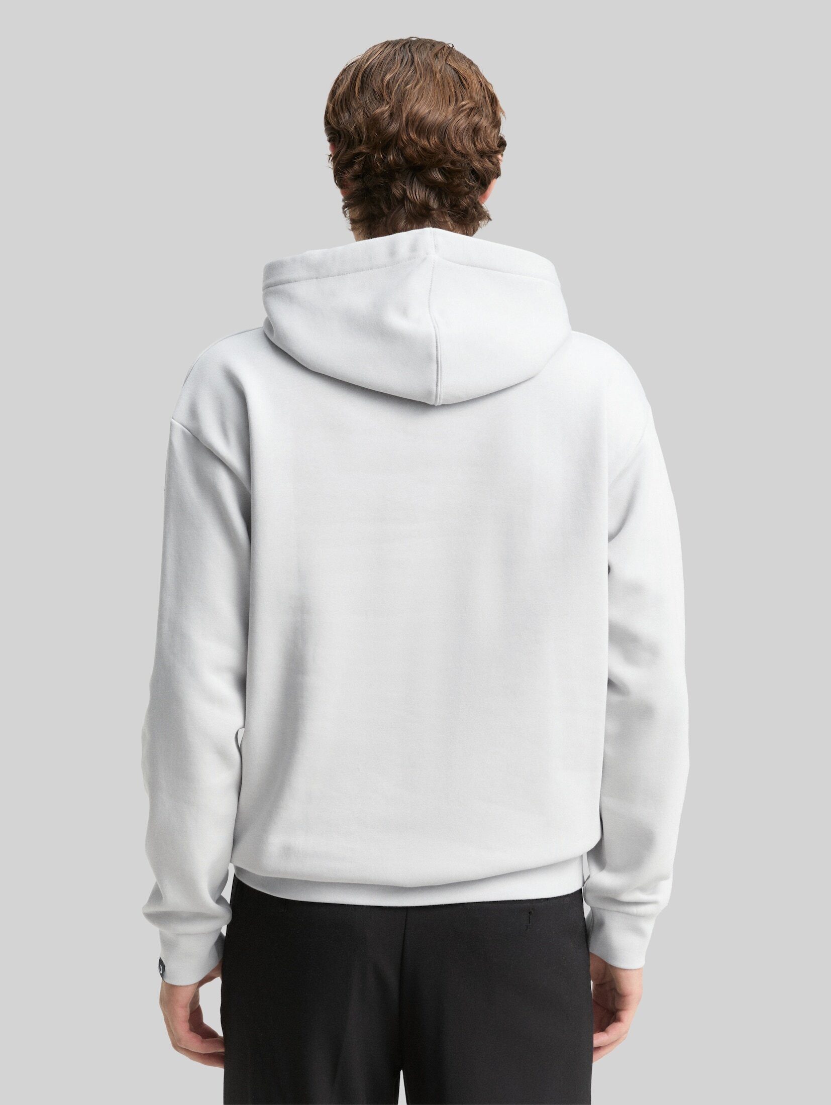 TOM TAILOR Denim Sweatshirt Strick & Sweatshirts Hoodie Sweatshirt mit Logo-Badge