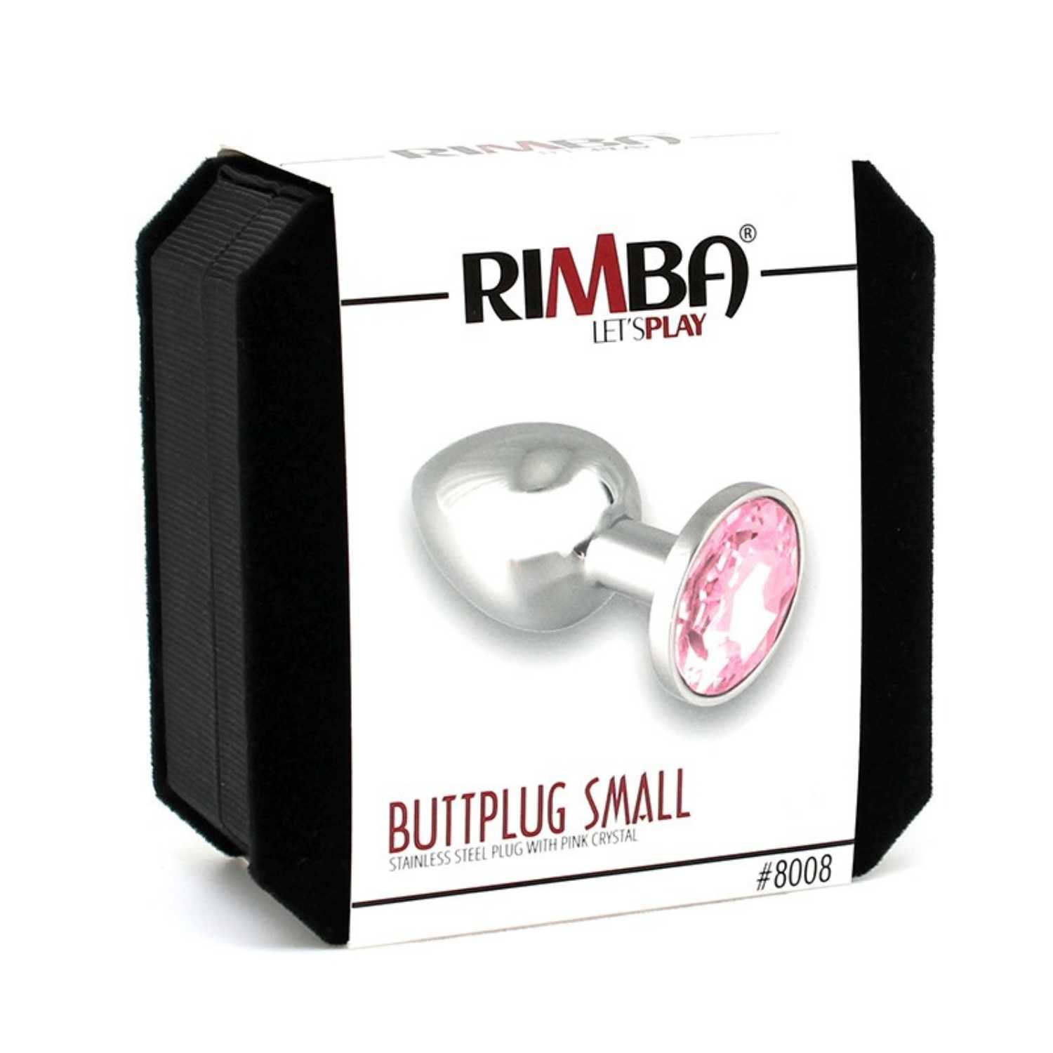 S Toys cm Rimba silber 3,0 rosa Buttplug Analplug Rimba
