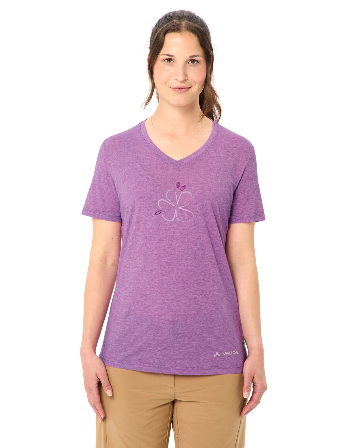 VAUDE T-Shirt Women's Skomer Print T-Shirt III (1-tlg) schnelltrocknendes und funktionelles Shirt