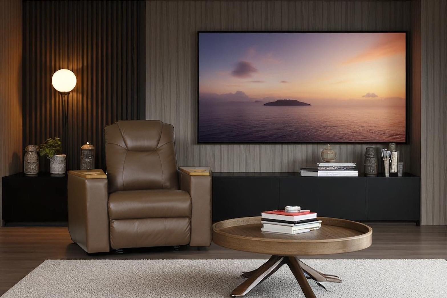 Salottini Relaxsessel Sessel Portland Deluxe Recliner Ledersessel Relaxsessel Motor, Vollleder