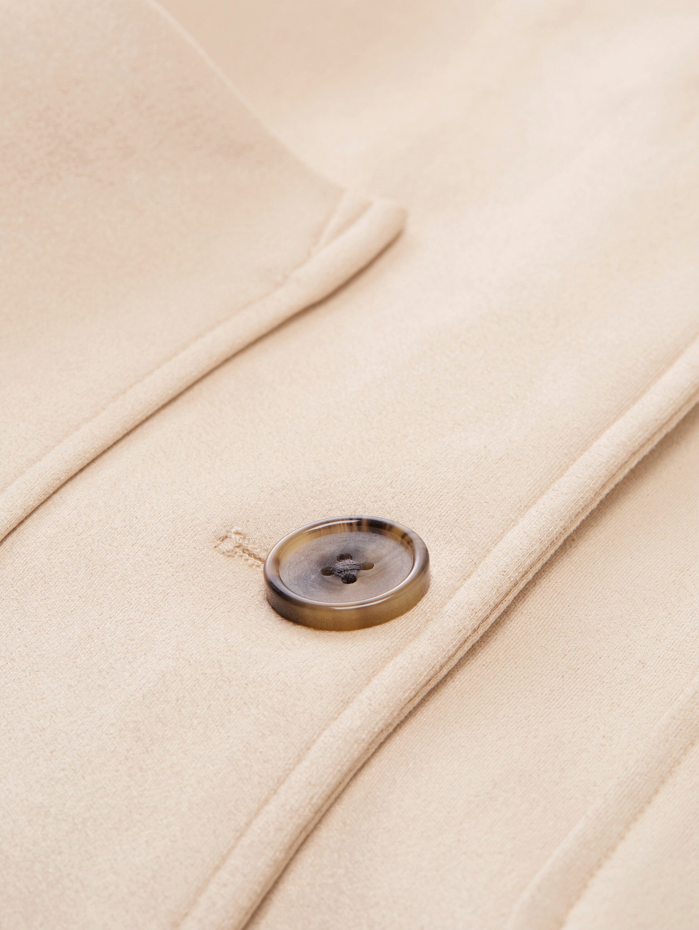 TOM TAILOR Lederjacke Jacke in Wildleder-Optik