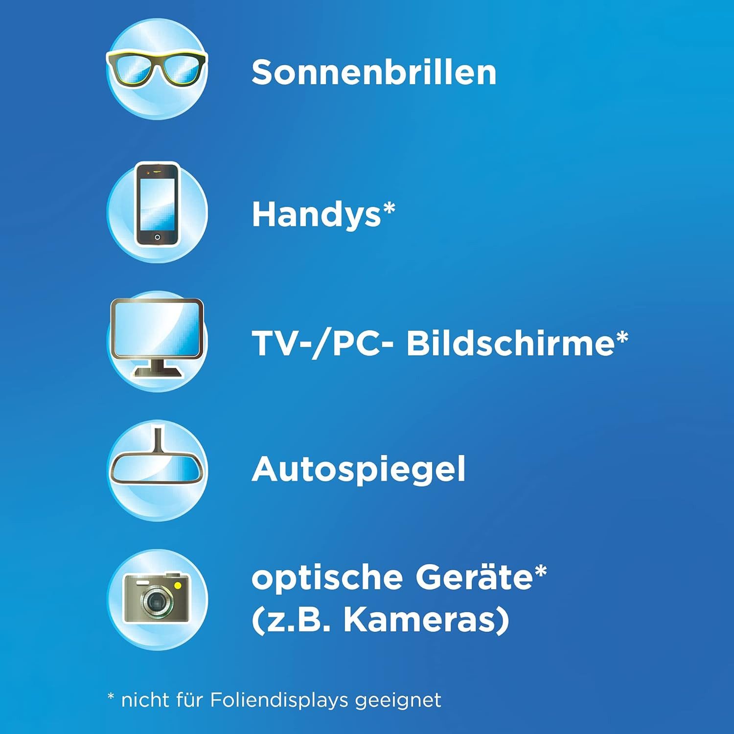 SIDOLIN Sidolin Brillentücher Streifenfrei Reinigung 20 Stück Reinigungstücher (20-tlg., Extra Soft, für Brillen, Displays, Bildschirme) – Bild 3 von 4