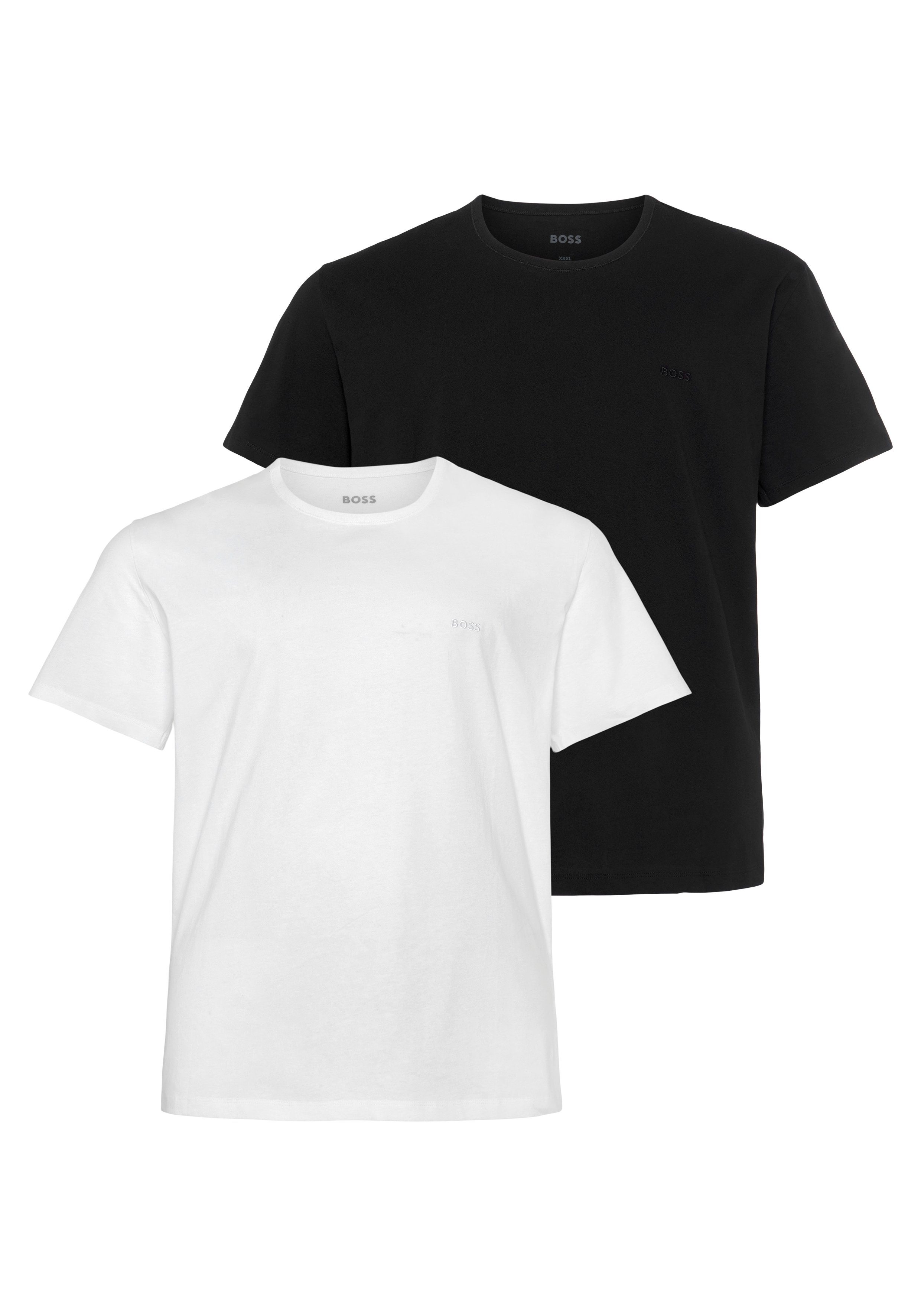 BOSS Rundhalsshirt B-TShirtRN 2P Comfor (Packung, günstig online kaufen