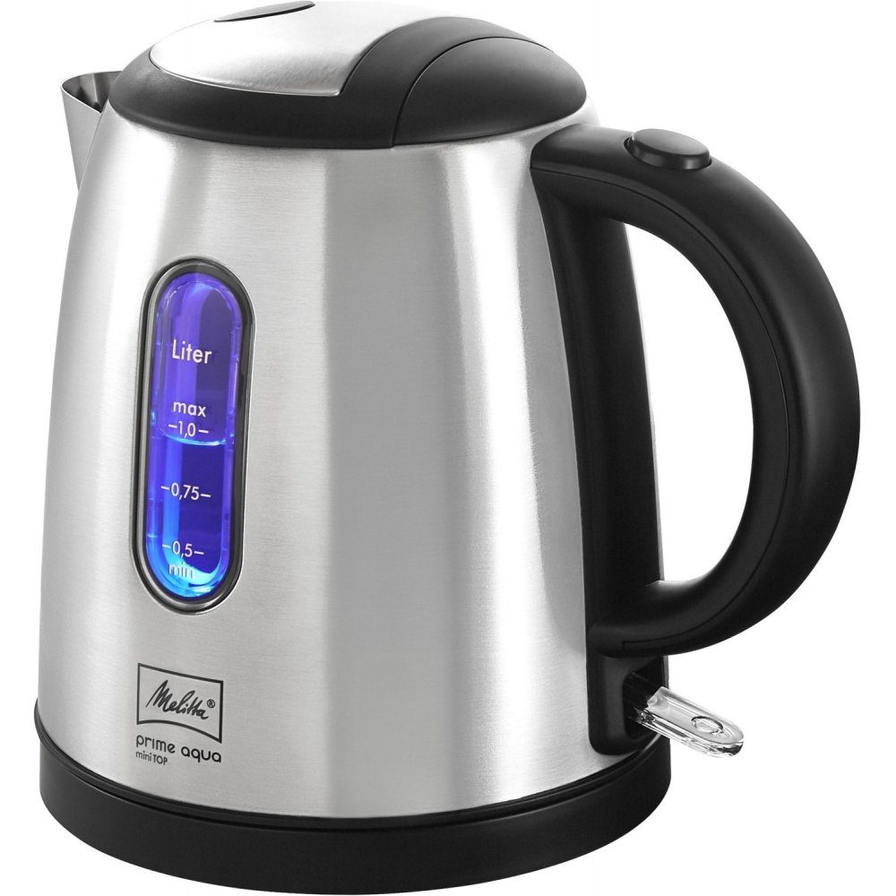 Melitta Wasserkocher Prime Aqua Mini Top - Wasserkocher - edelstahl, 1 l, 1500 W