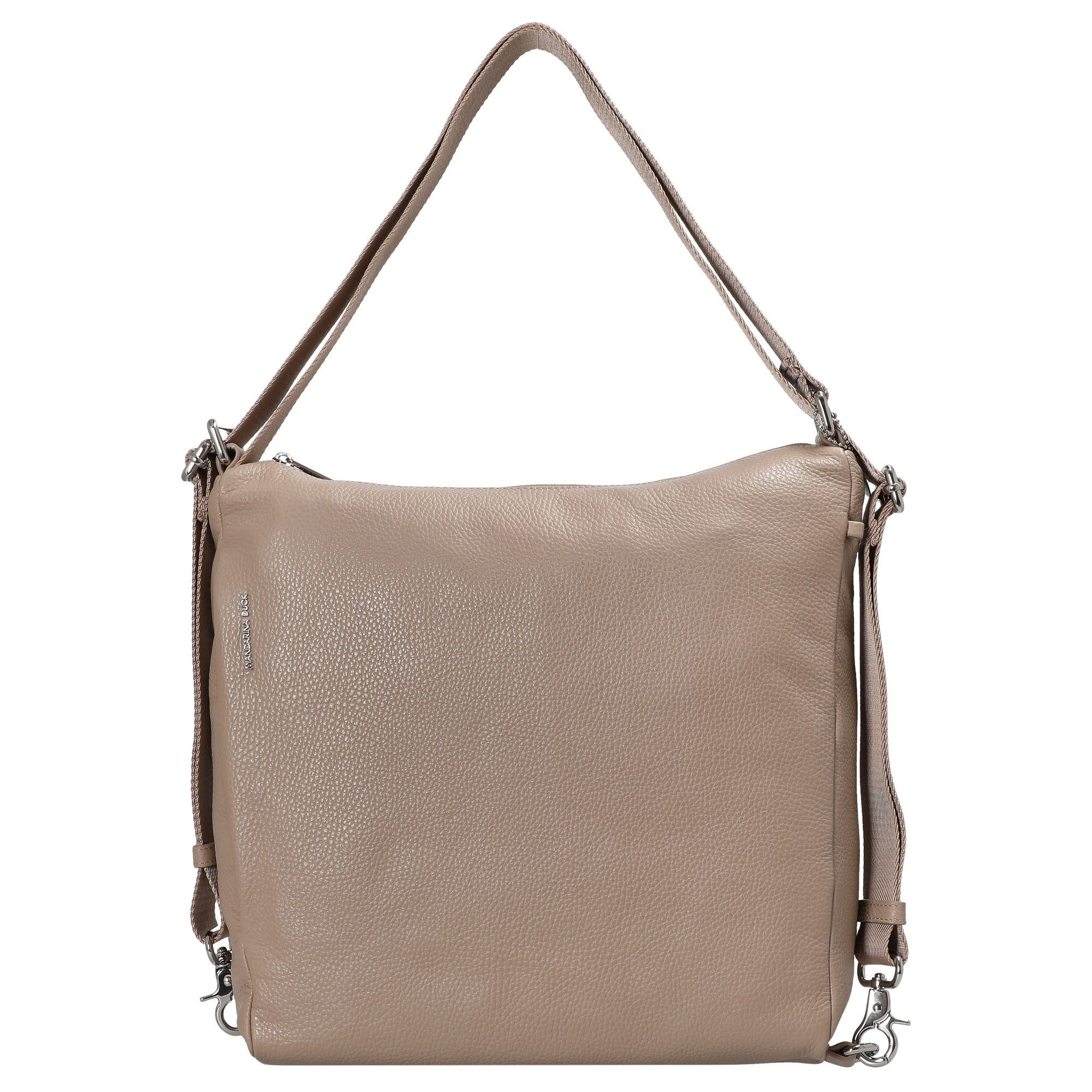 Mandarina Duck Umhängetasche Mellow Leather - Schultertasche 36 cm (warm taupe)
