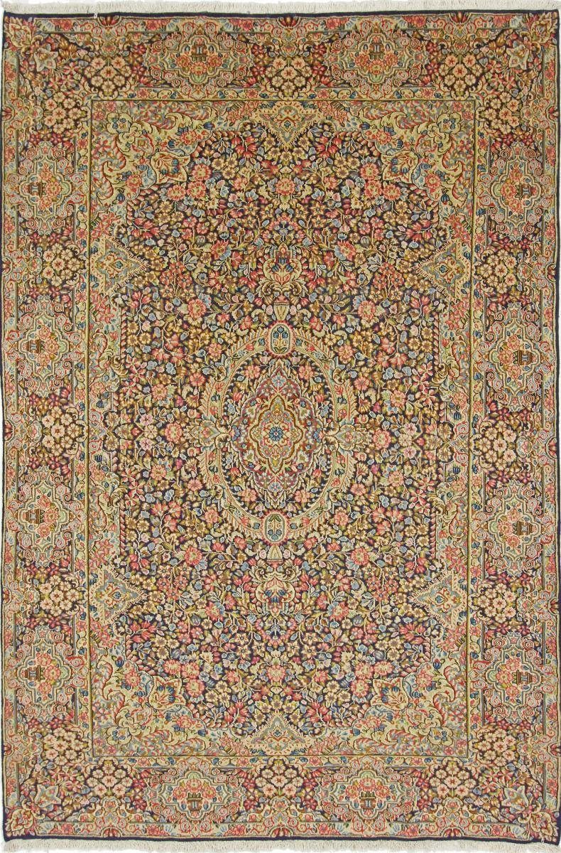 Orientteppich Kerman 196x290 Handgeknüpfter Orientteppich / Perserteppich, Nain Trading, rechteckig, Höhe: 12 mm