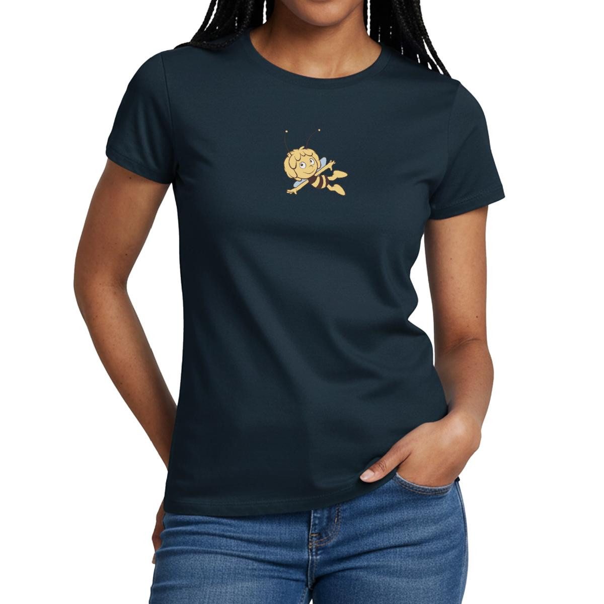 Spreadshirt T-Shirt Biene Maja Fliegt Retro Frauen T-Shirt (1-tlg) günstig online kaufen