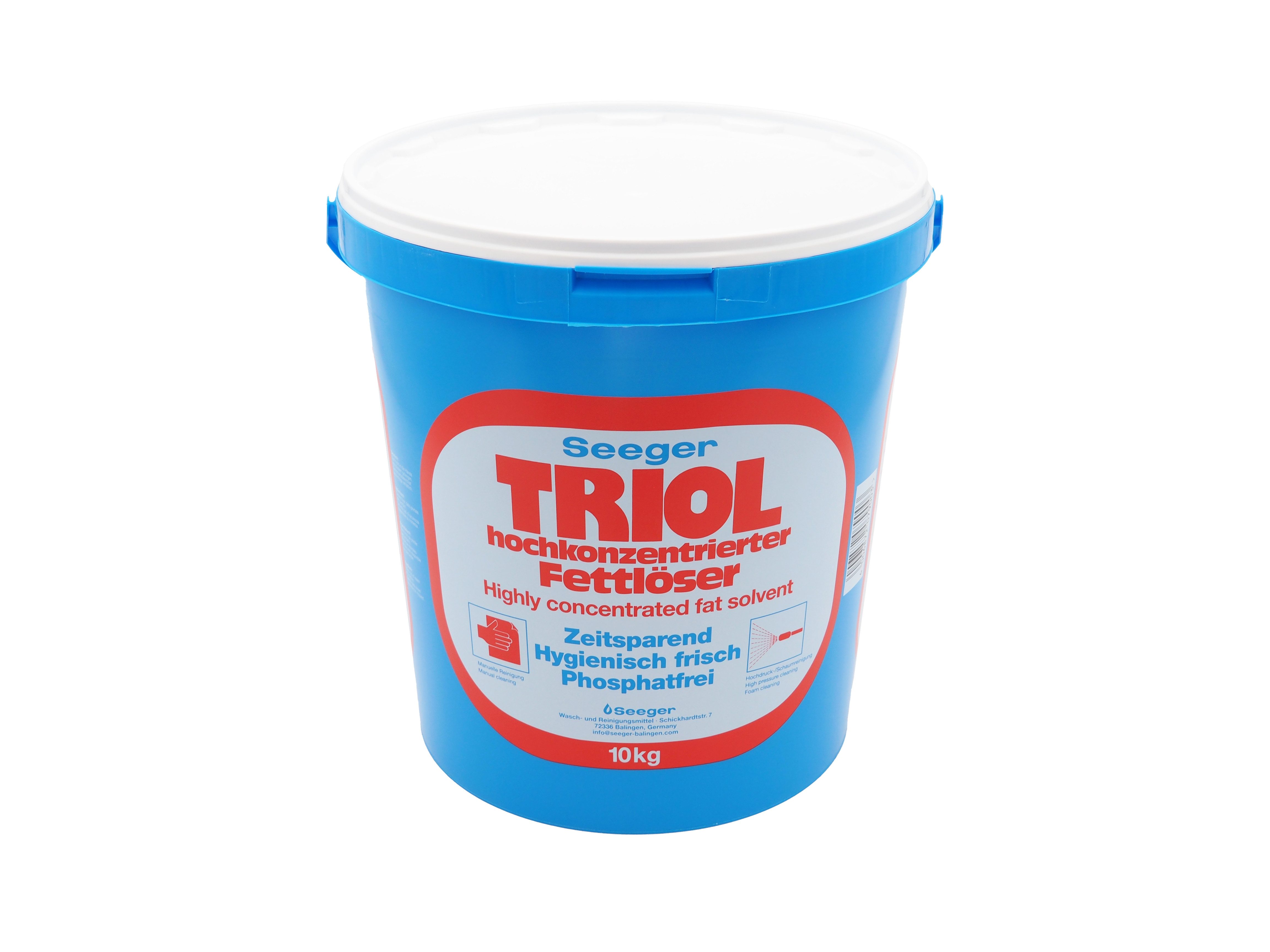 Seeger Wasch- und Reinigungsmittel GmbH Triol Fettlöser 10 Kg Eimer Fussbodenreiniger (100-St)