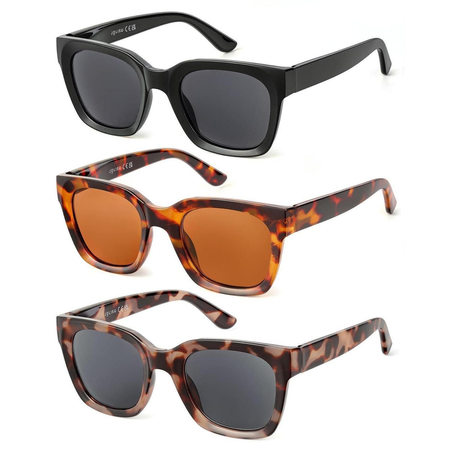 LuxusKollektion Sonnenbrille Sonnenlesebrille Damen Vollglas Mixcolor 1.0x