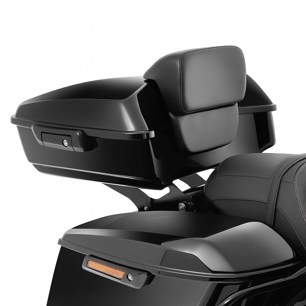 Craftride Topcase Topcase Chopped für Harley Davidson Street Glide 14-22 schwarz CH4