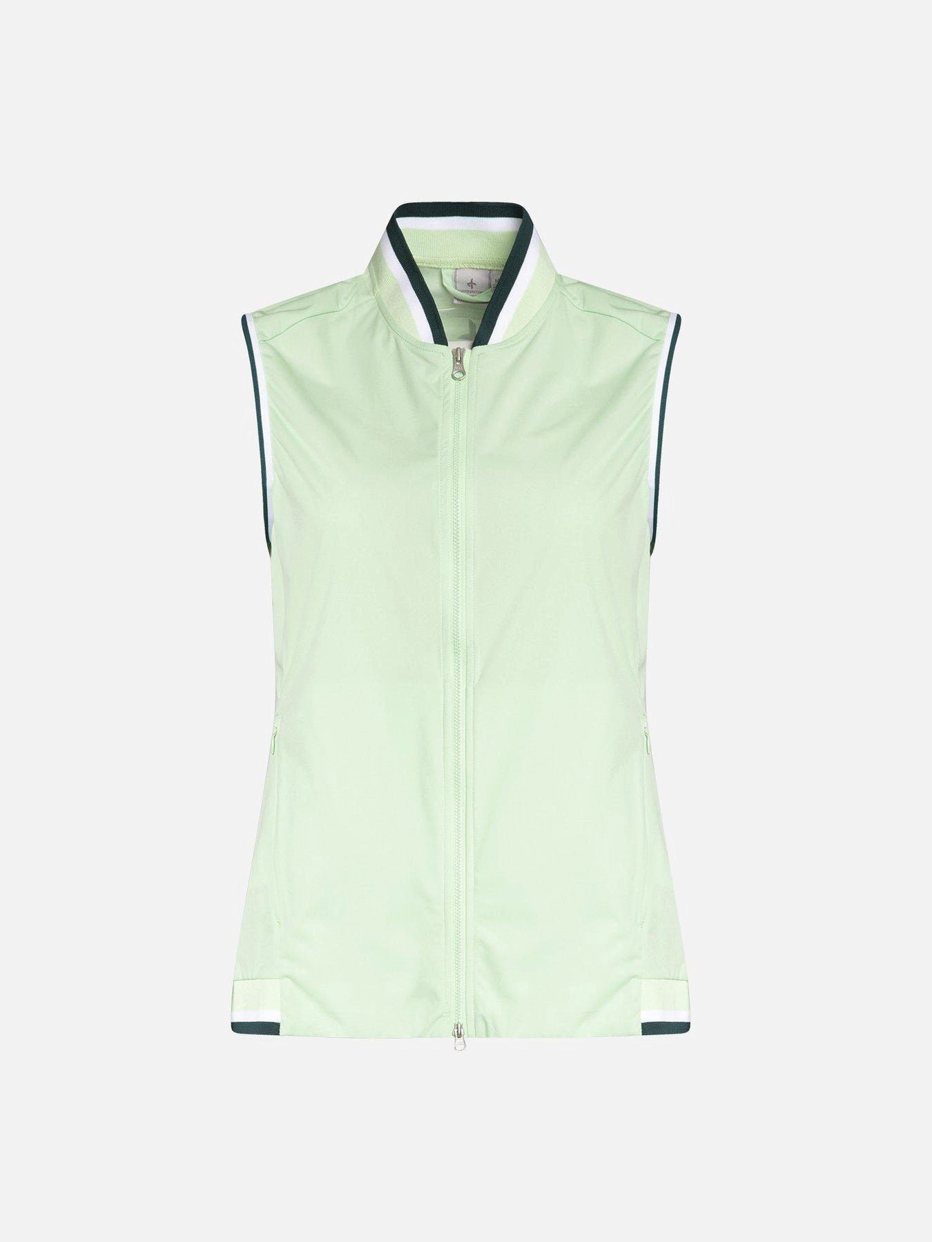 Cross Sportswear Golfweste Cross Sportswear Vest Reißverschluss Grün 2 Vordertaschen I Storm Damen W Weste