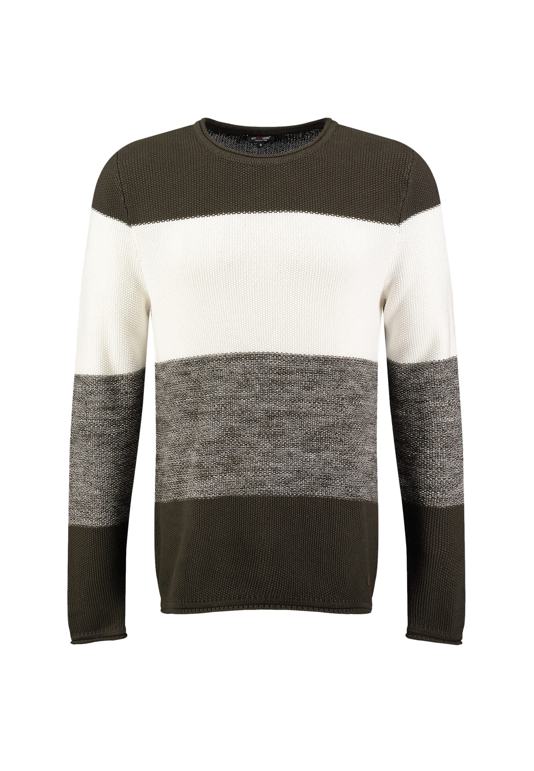 Strickpullover Pullover KLJOGI Strickpullover R-Neck