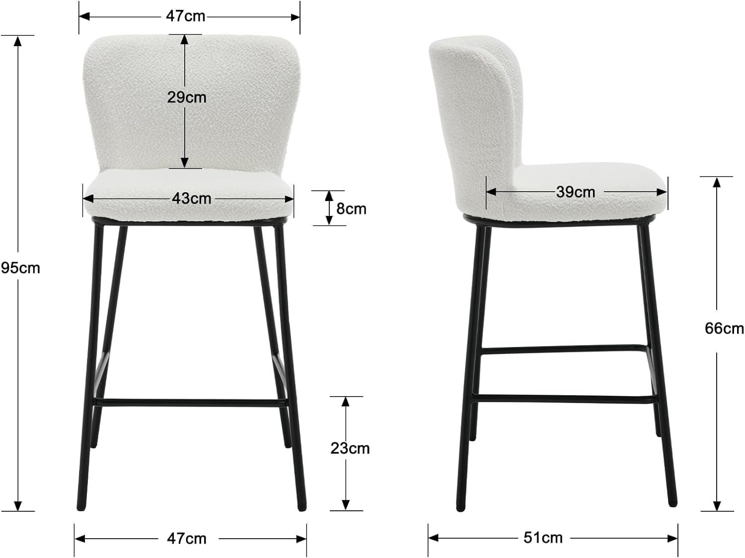 WAHSON OFFICE CHAIRS Barhocker Leinen Barstuhl günstig online kaufen