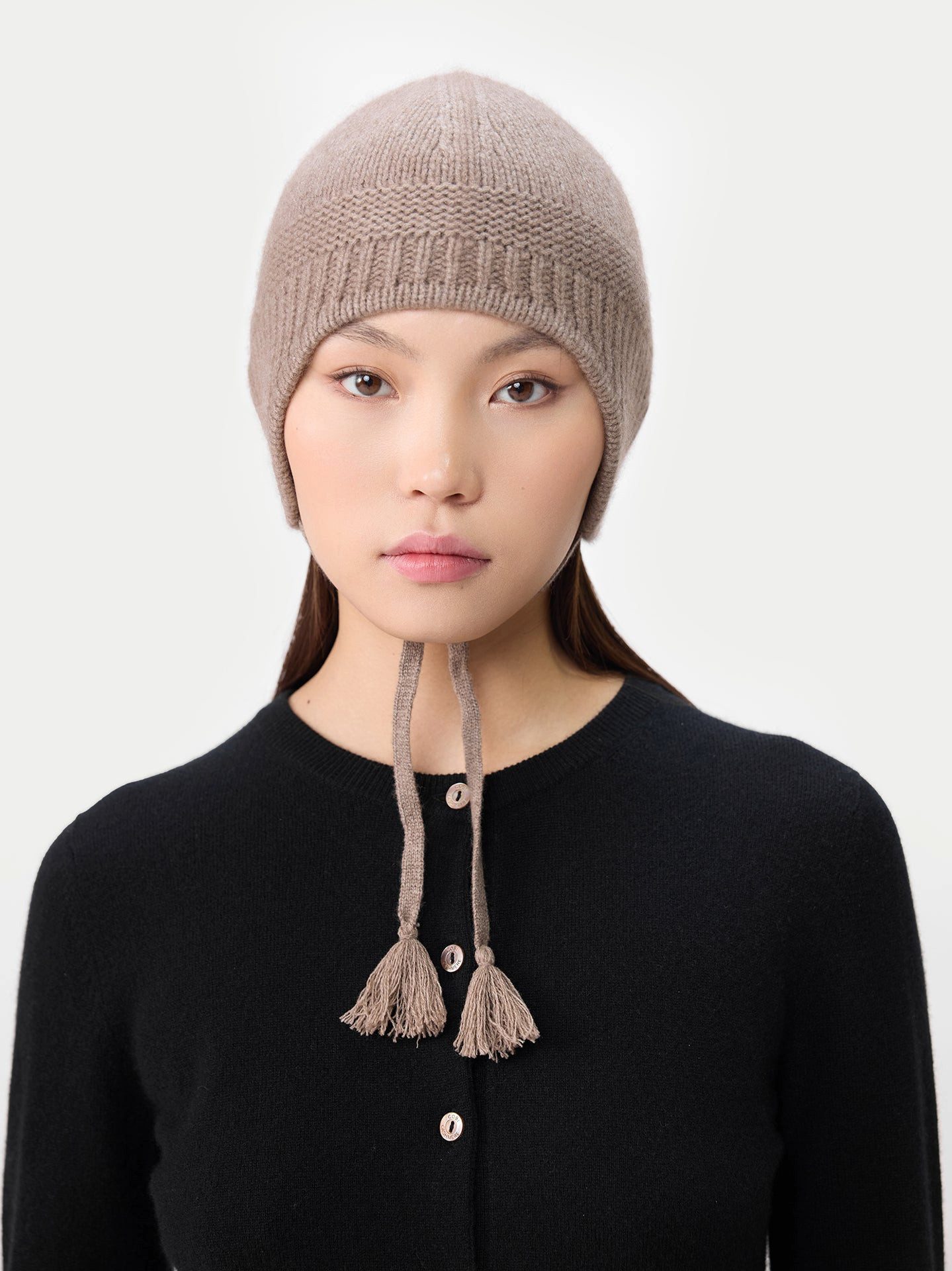 GOBI Cashmere Beanie Ultimate Warmth Strick-Bindemütze