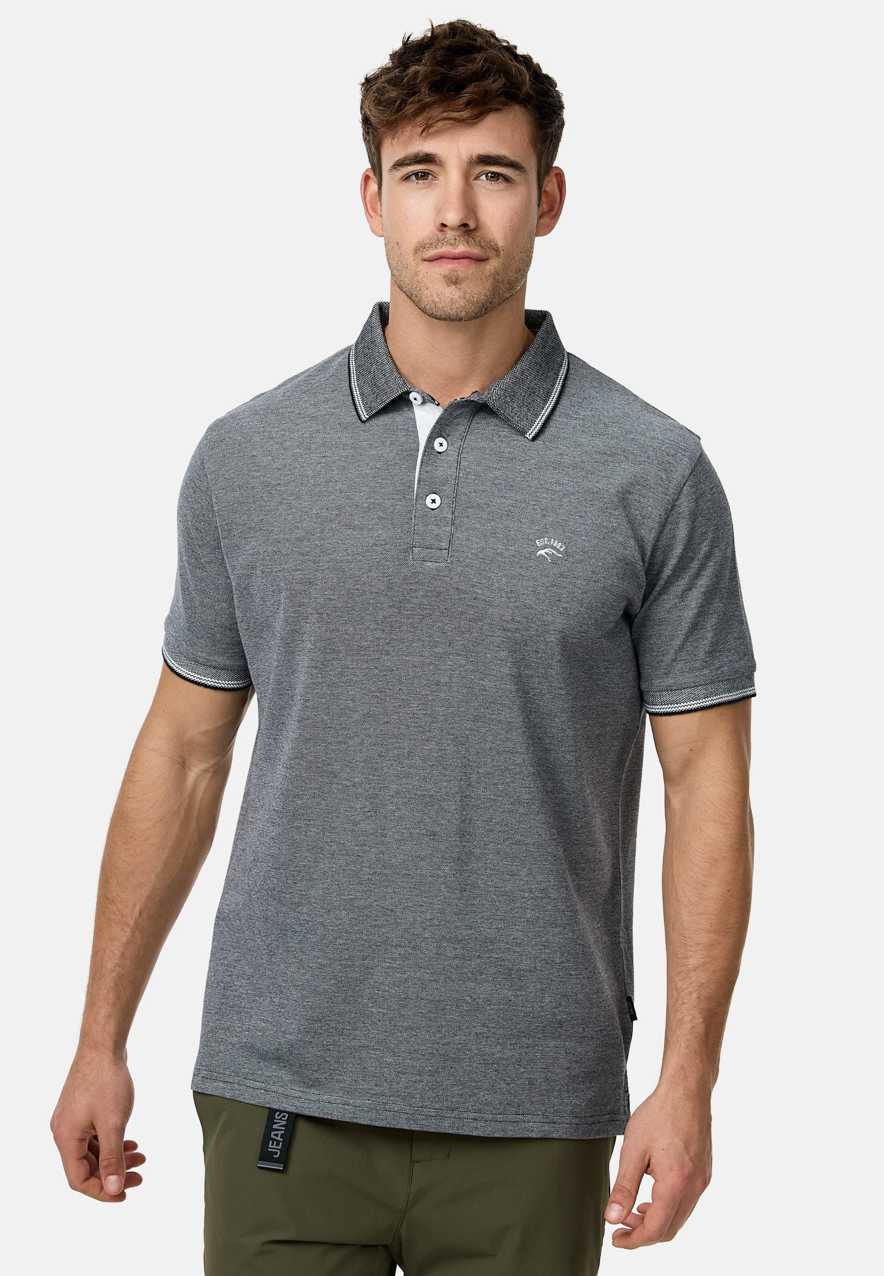 INDICODE Poloshirt Herren INSan Jose Polo Shirt Herrenshirt 100% Baumwolle