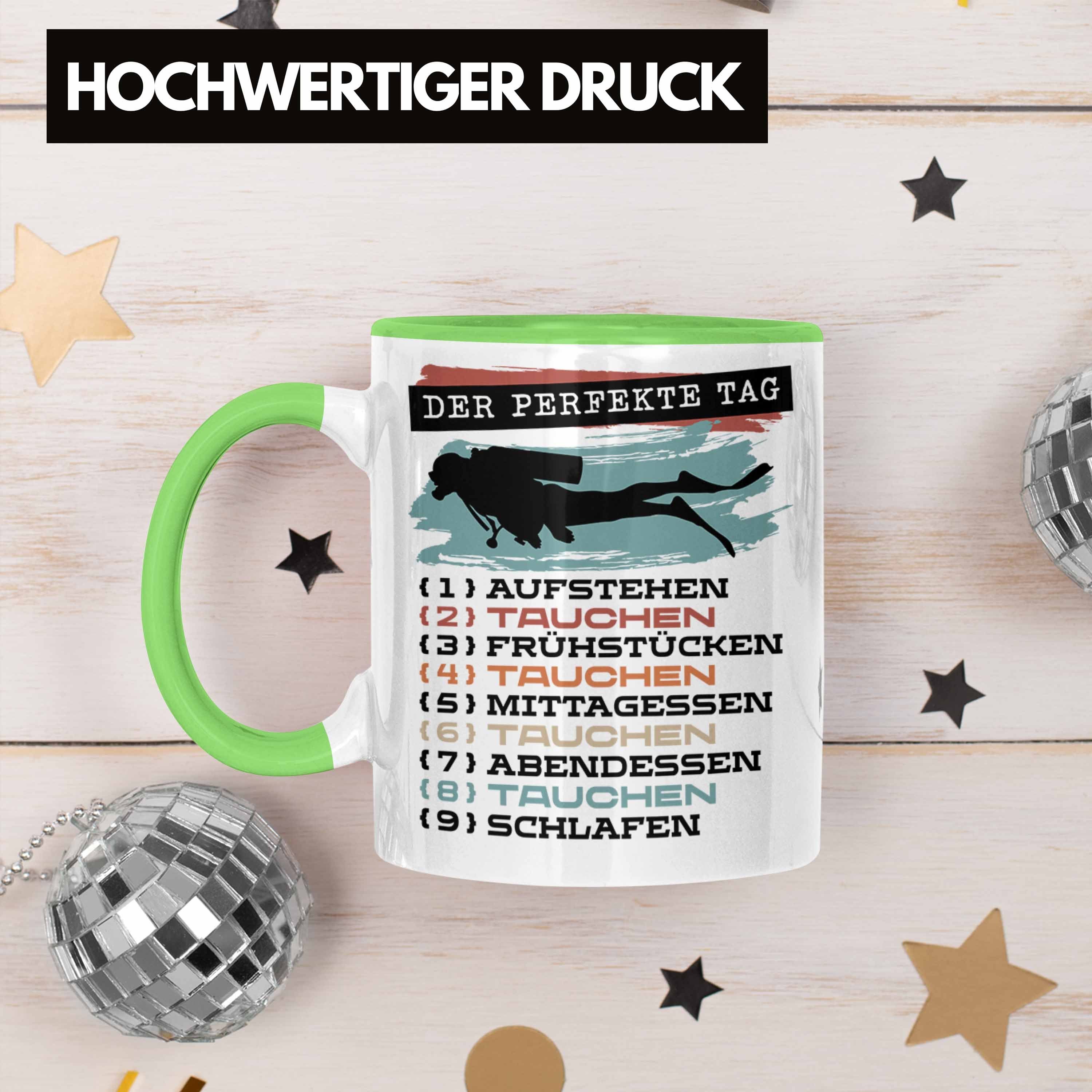 Der Geschenk Perfekte Tag Becher Tasse Ge Tauchen - Trendation Taucher Tasse Grün Trendation