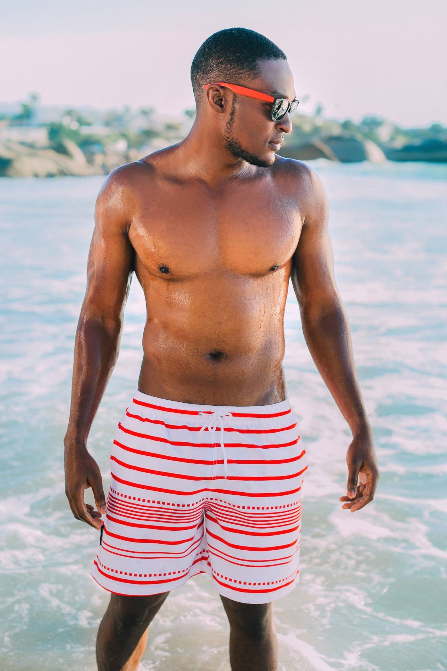 Luvanni Badehose Badehose Herren Schnelltrocknende Beachshorts günstig online kaufen