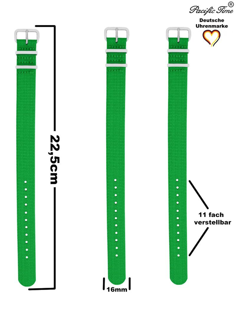Pacific Time Quarzuhr Kinder Armbanduhr First Lernuhr Wechselarmband, Mix und Match Design - Gratis Versand – Bild 5 von 5