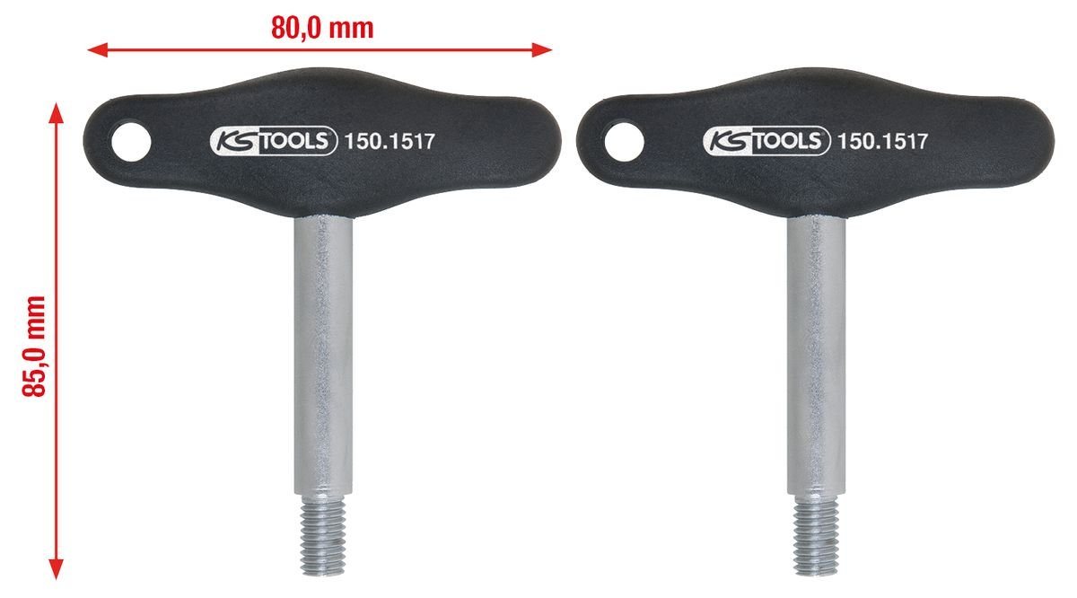 Thumbnail - KS Tools Gabel- und Ringschlüssel Zündmodul-Abzieher-Satz, 2-tlg (150.1516)