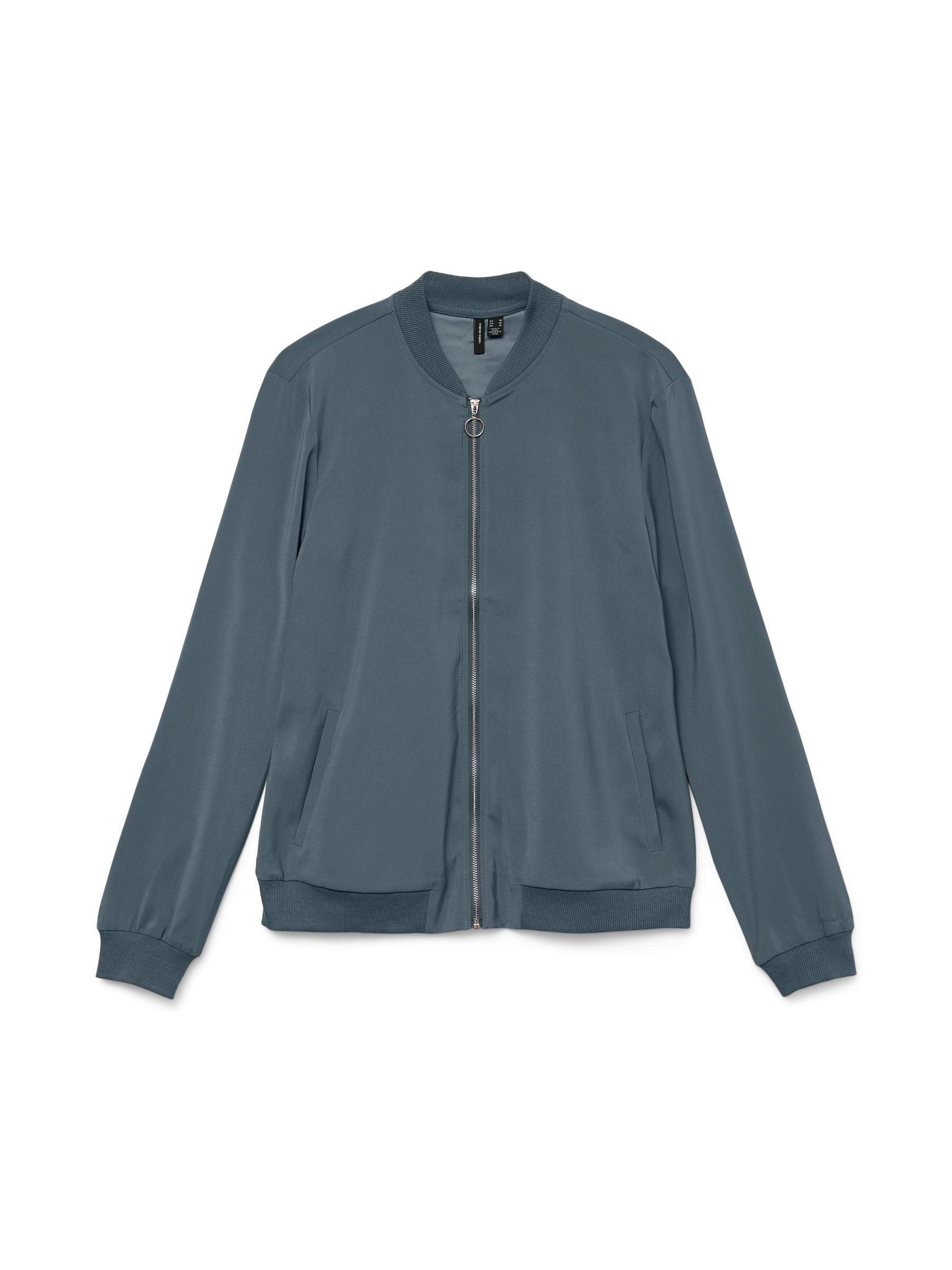 Vero Moda Blouson Leichte Bomber für Alltagslook Dünner für Damen Recyceltes Material nachhaltig Regulär geschnitten Fit Rundhals