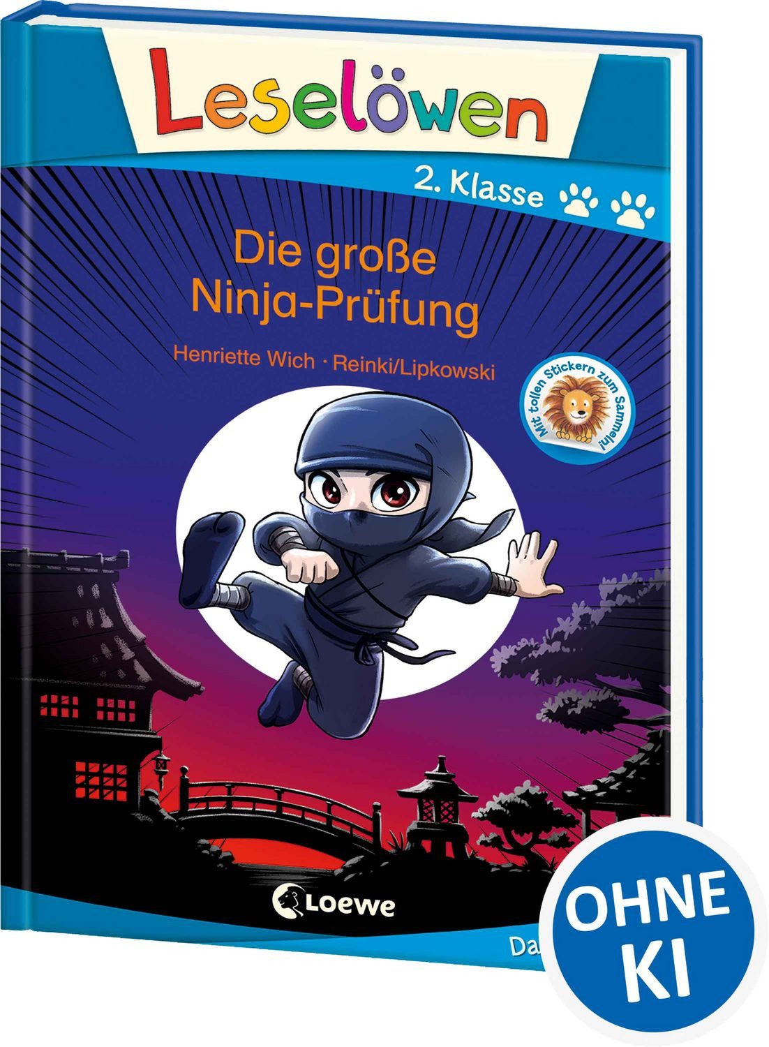 Leselöwen 2. Klasse - Die große Ninja-Prüfung / Henriette Wich