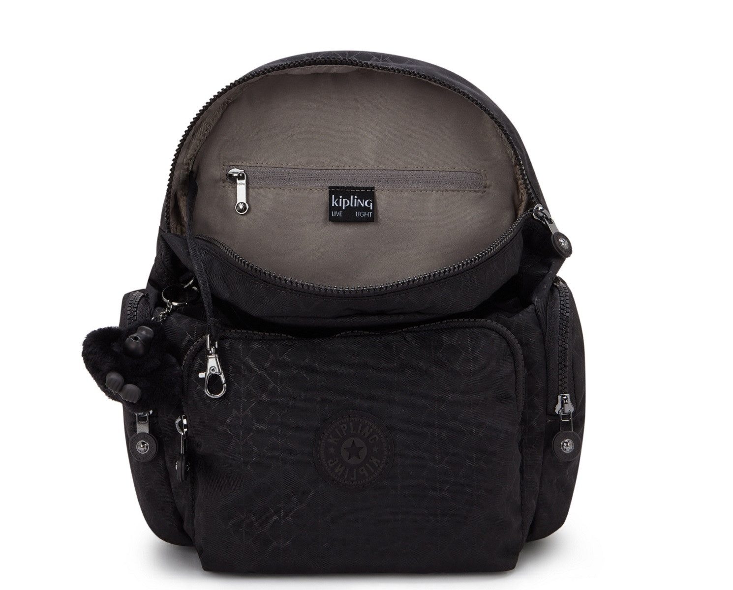 KIPLING Freizeitrucksack City Zip Mini 9 Liter (1, 1-tlg., Stück), Klipling-Affe