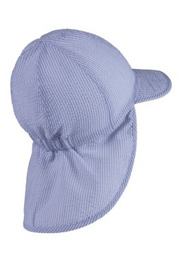 Sterntaler® Beanie Schirmmütze mit Nackenschutz Streifen (1-St)