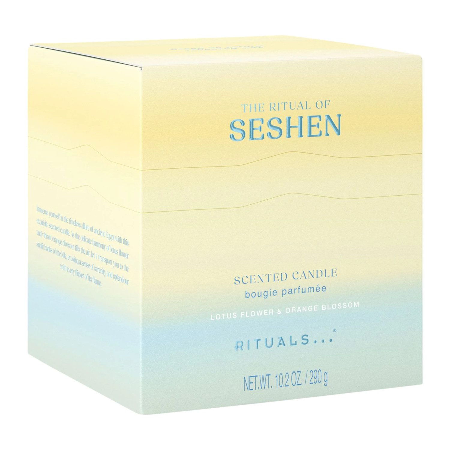 Rituals Duftkerze RITUALS The Ritual of Seshen Duftkerze. (1-tlg), Seshen Duftkerze mit Lotus- & Zitruskomposition