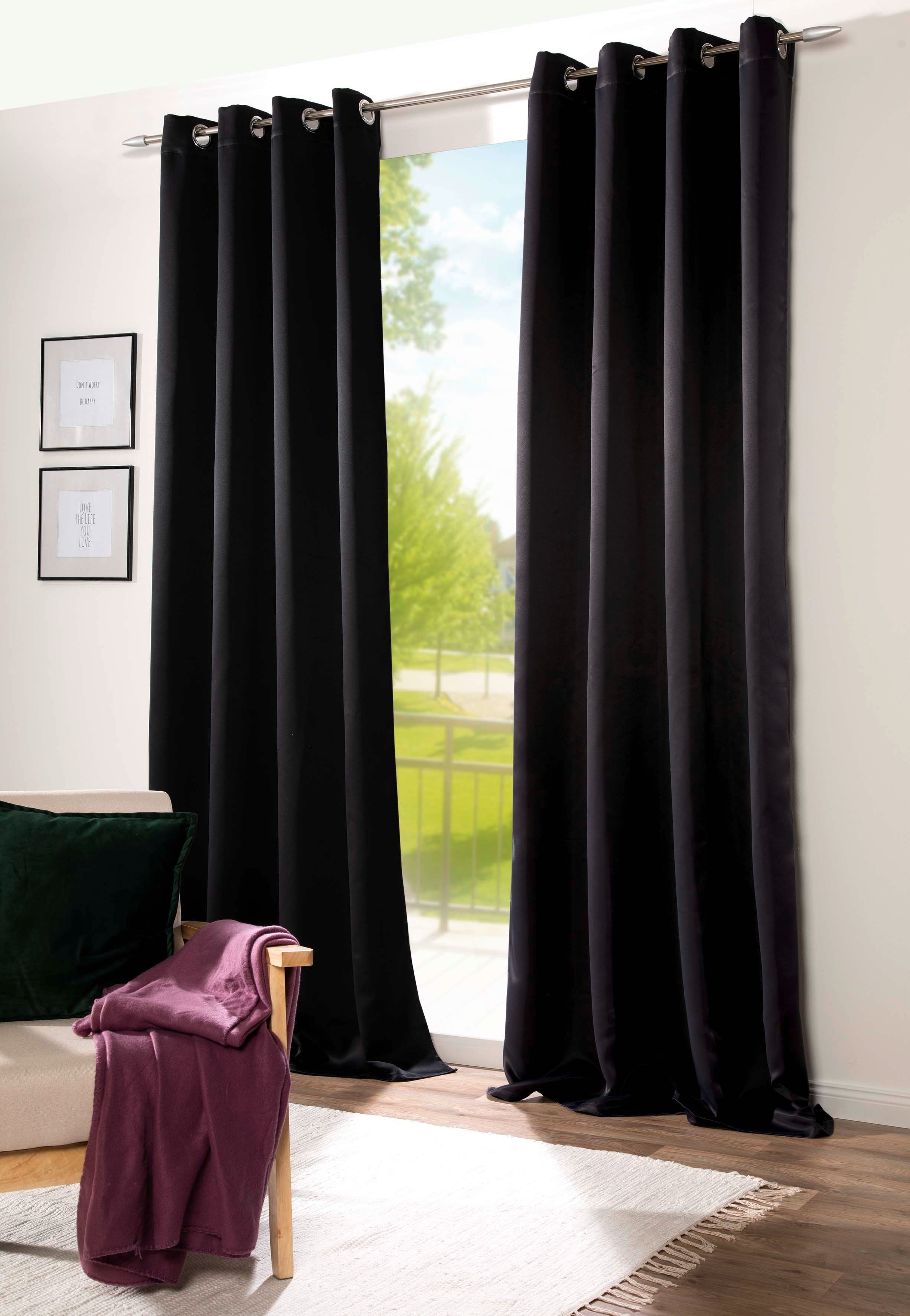 DecoHome24 Gardine Brillant, Ösen (2 St), günstig online kaufen