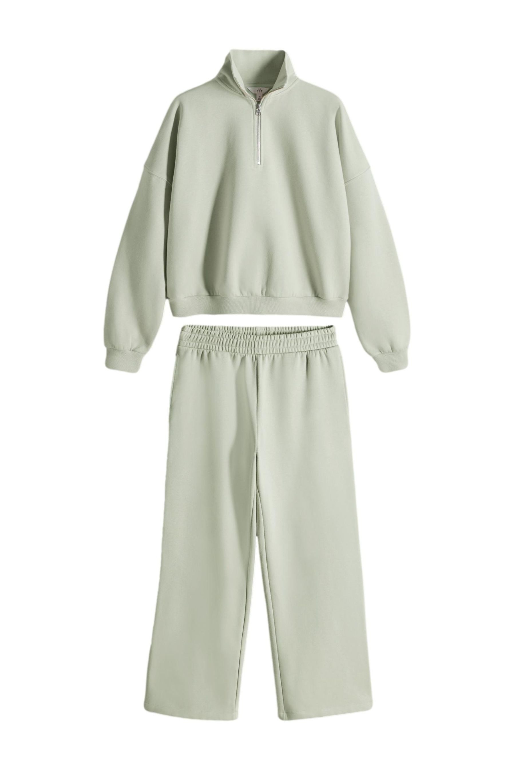 The Set Sweatanzug The Set Troyer und Jogginghose, 2er-Pack (2-tlg)