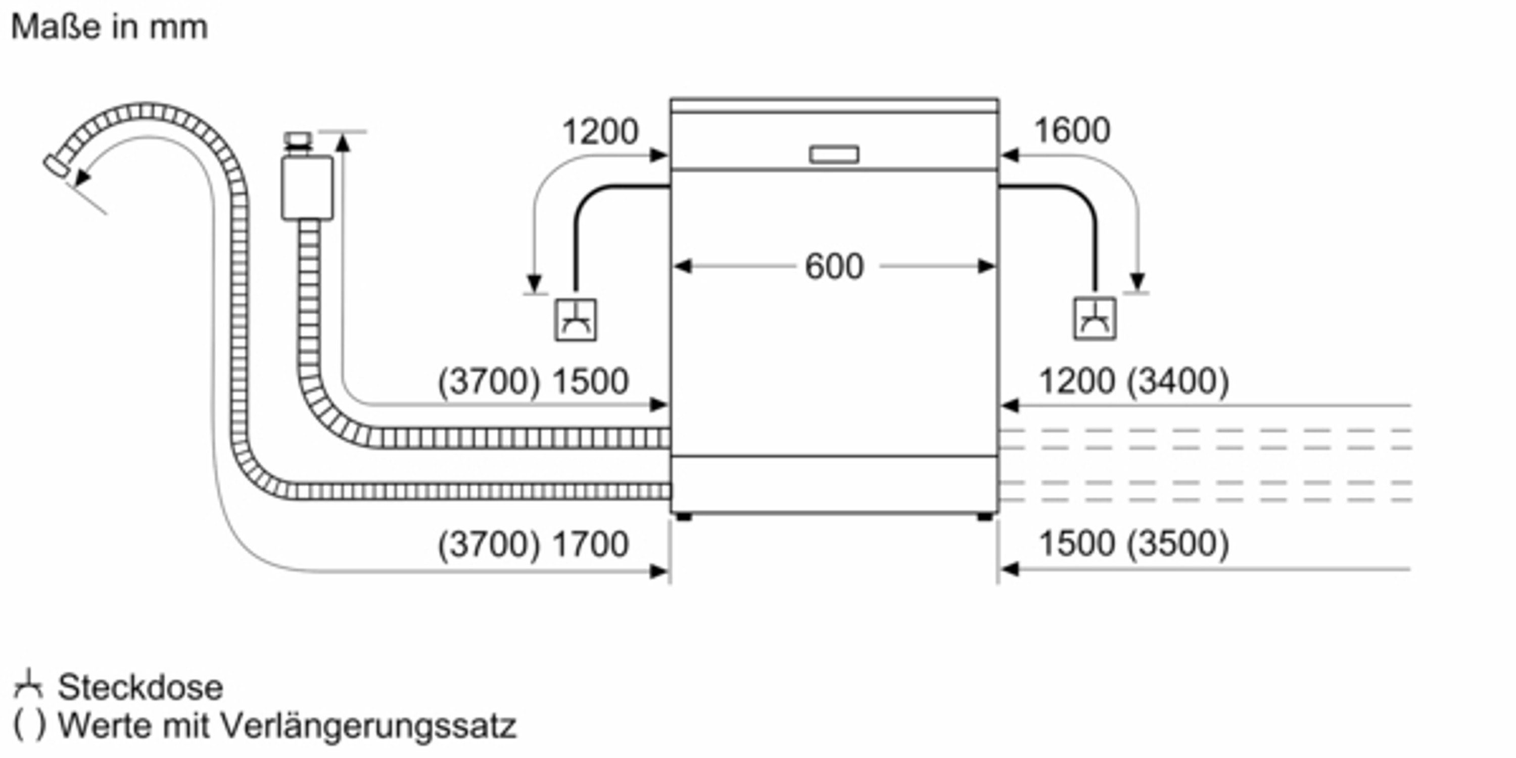 BOSCH Standgeschirrspüler, SMS6ECI07E, 9.5 l, 14 Maßgedecke, automatische Türöffnung, Flex Körbe, VarioSchublade, extrem leise