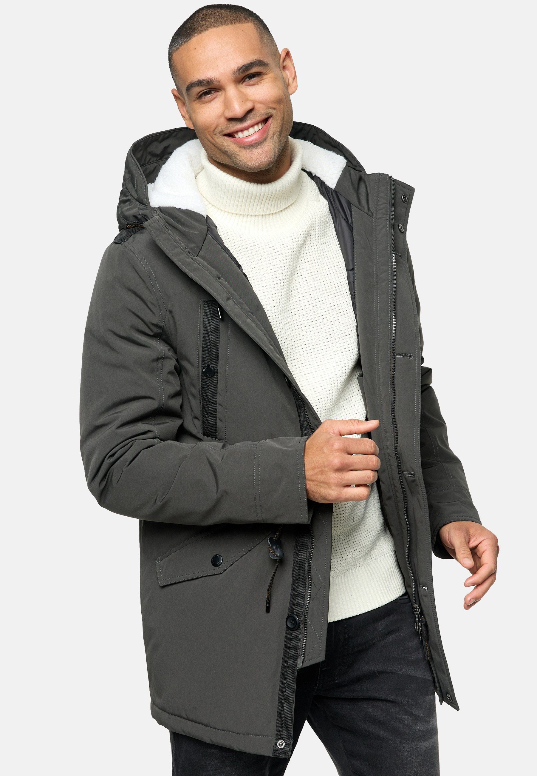 Indicode Parka Herren INBenicio Herrenparka Herrenjacke