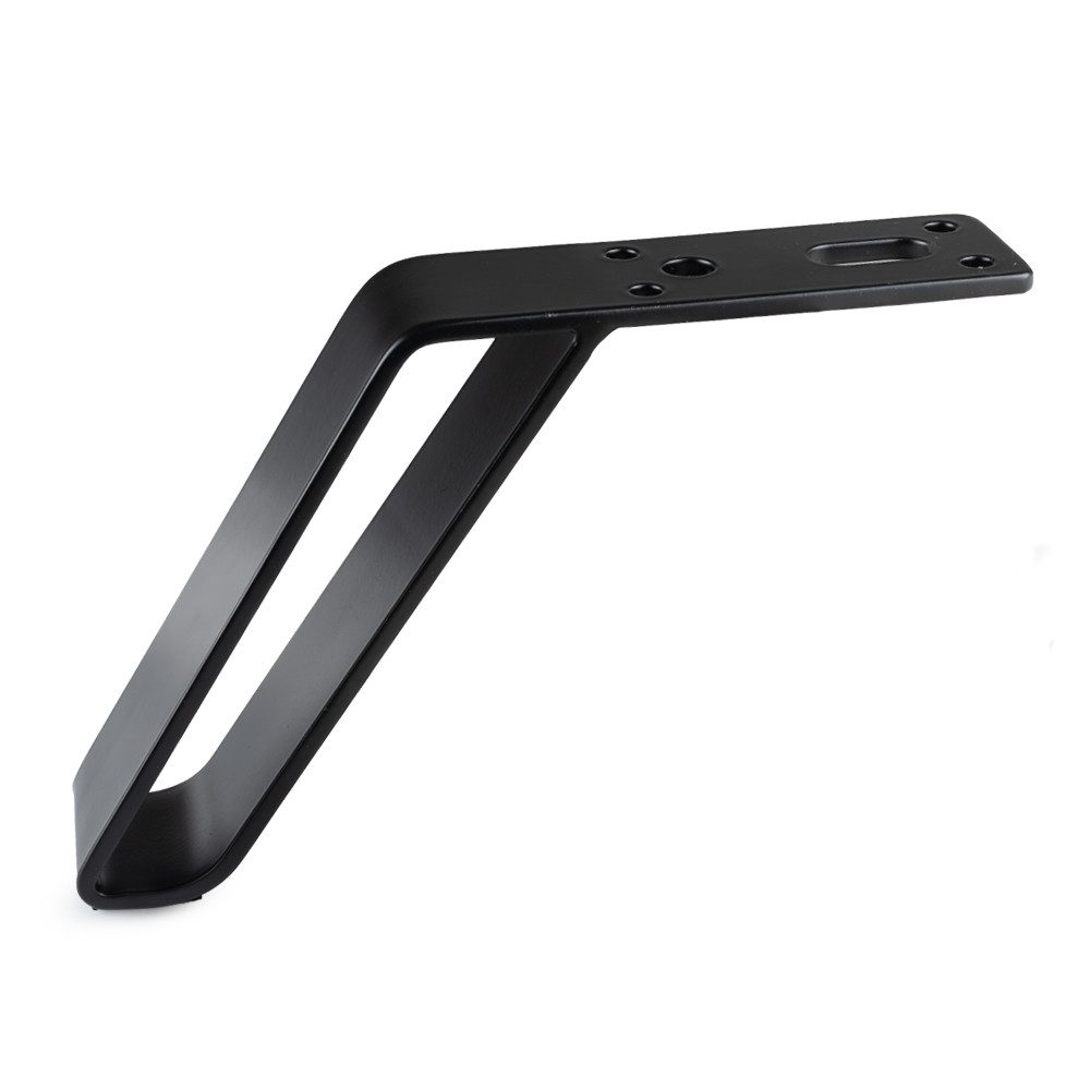 Möbelfuß Möbelfuß 122 mm Metall schwarz matt – Sofafuß, Tischbein, Schrankfuß