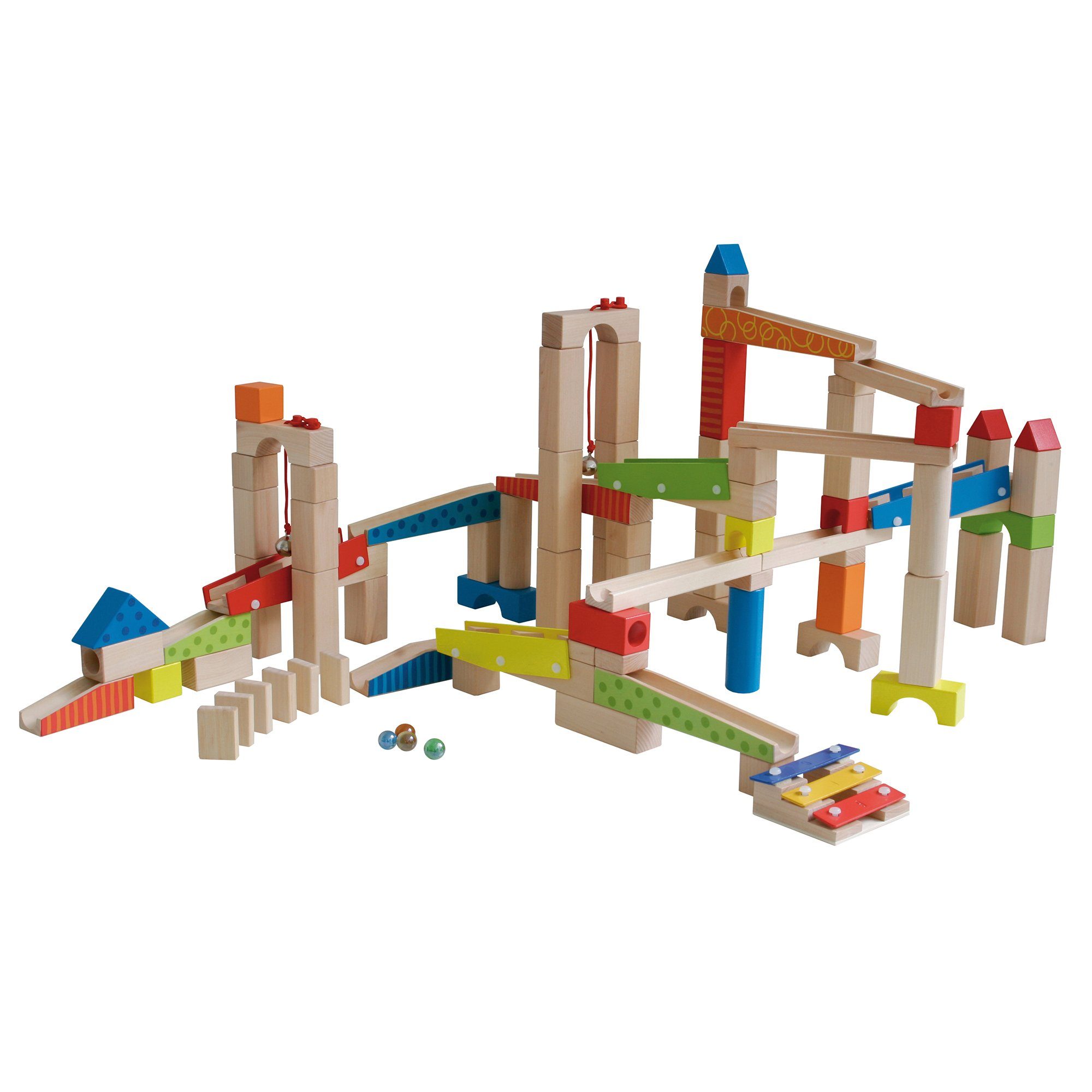 roba® Kugelbahn Motorikspielzeug variabel aufbaubar, (100-tlg), günstig online kaufen