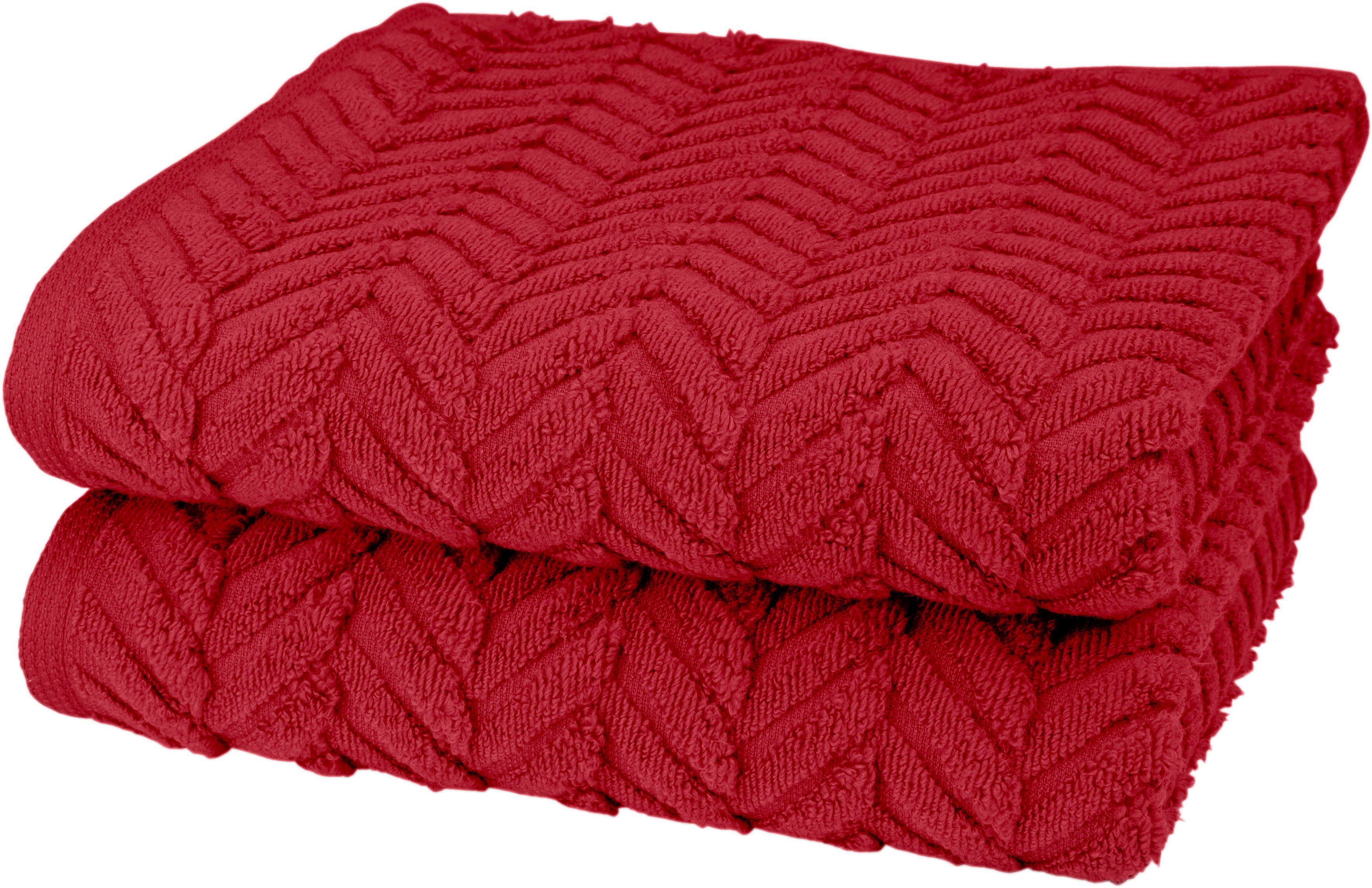 ROSS Handtücher Sensual 9001, Frottier (2-St), 100% Baumwolle