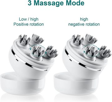 SEYRLMK Massagegerät, 8-Kopf-Massagegerät, 84-Abschnitte stimuliert das Haarwachstum lindert