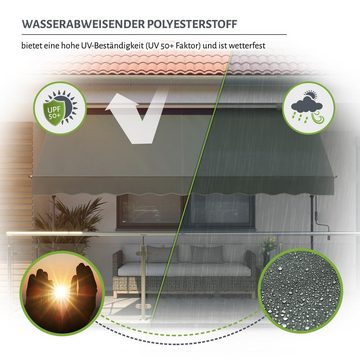 empasa Klemmmarkise ILANGA Balkonmarkise UV-beständig und höhenverstellbar